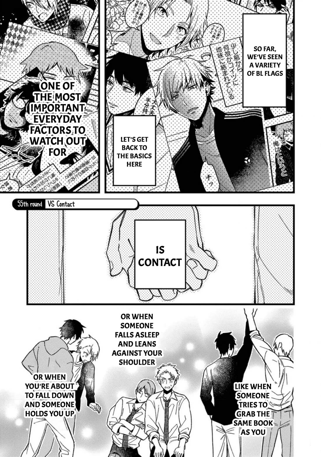 A World Where Everything Definitely Becomes BL vs. The Man Who Definitely Doesn't Want To Be In A BL Chapter 55 page 1 - Chapter 55: VS Contact