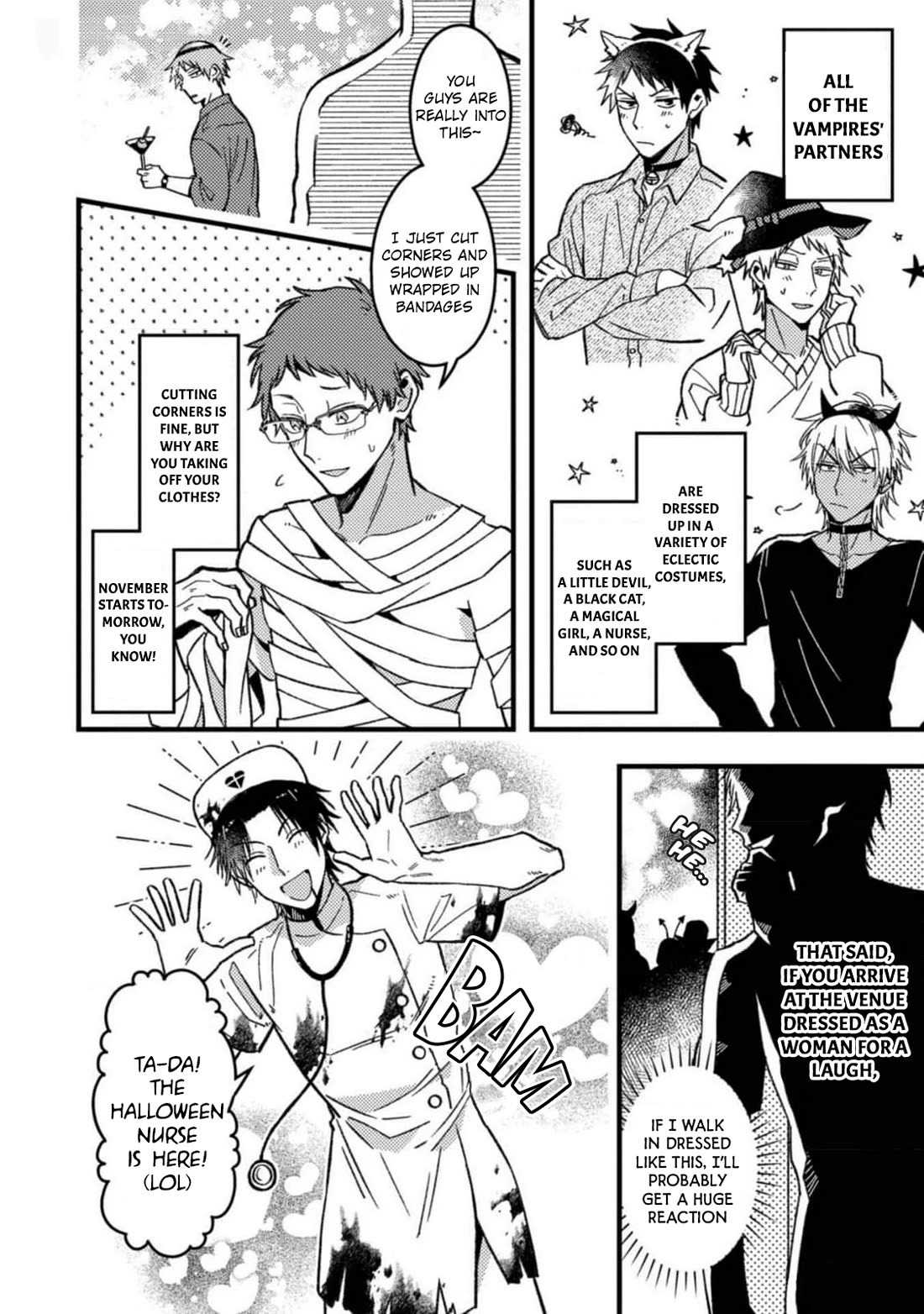 A World Where Everything Definitely Becomes BL vs. The Man Who Definitely Doesn't Want To Be In A BL Chapter 57 page 2 - Chapter 57: VS Halloween -Extra-