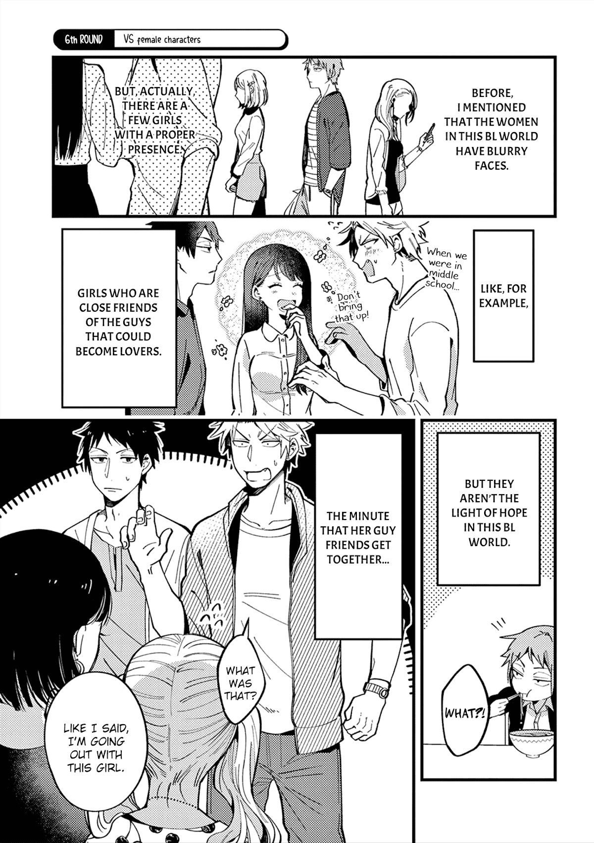 A World Where Everything Definitely Becomes BL vs. The Man Who Definitely Doesn't Want To Be In A BL Chapter 6 page 2 - Chapter 6: VS female characters