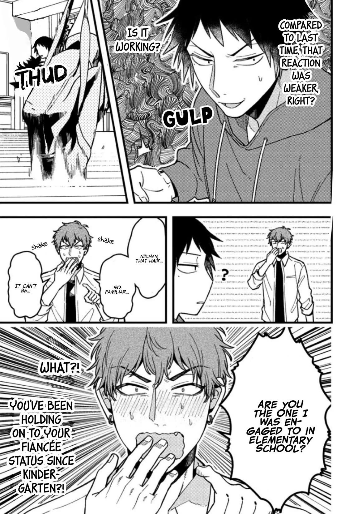 A World Where Everything Definitely Becomes BL vs. The Man Who Definitely Doesn't Want To Be In A BL Chapter 63 page 5 - Chapter 63: VS Hair