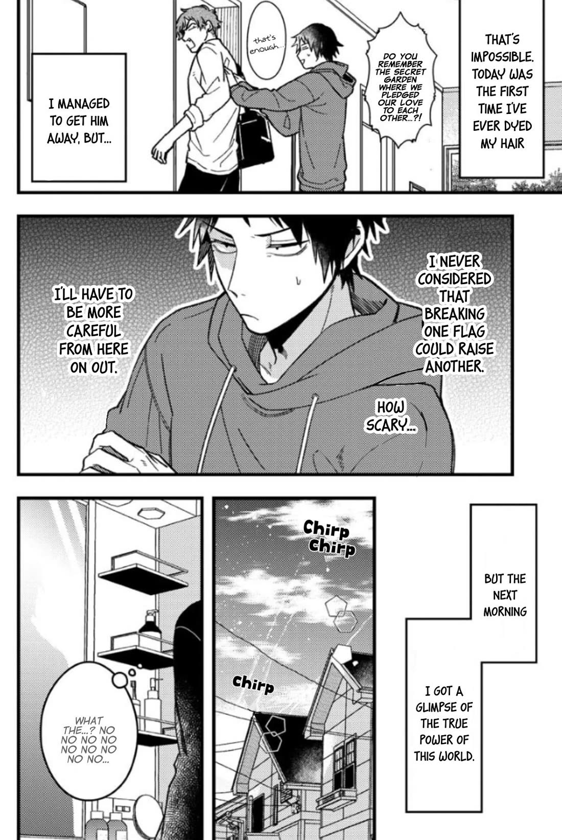 A World Where Everything Definitely Becomes BL vs. The Man Who Definitely Doesn't Want To Be In A BL Chapter 63 page 6 - Chapter 63: VS Hair