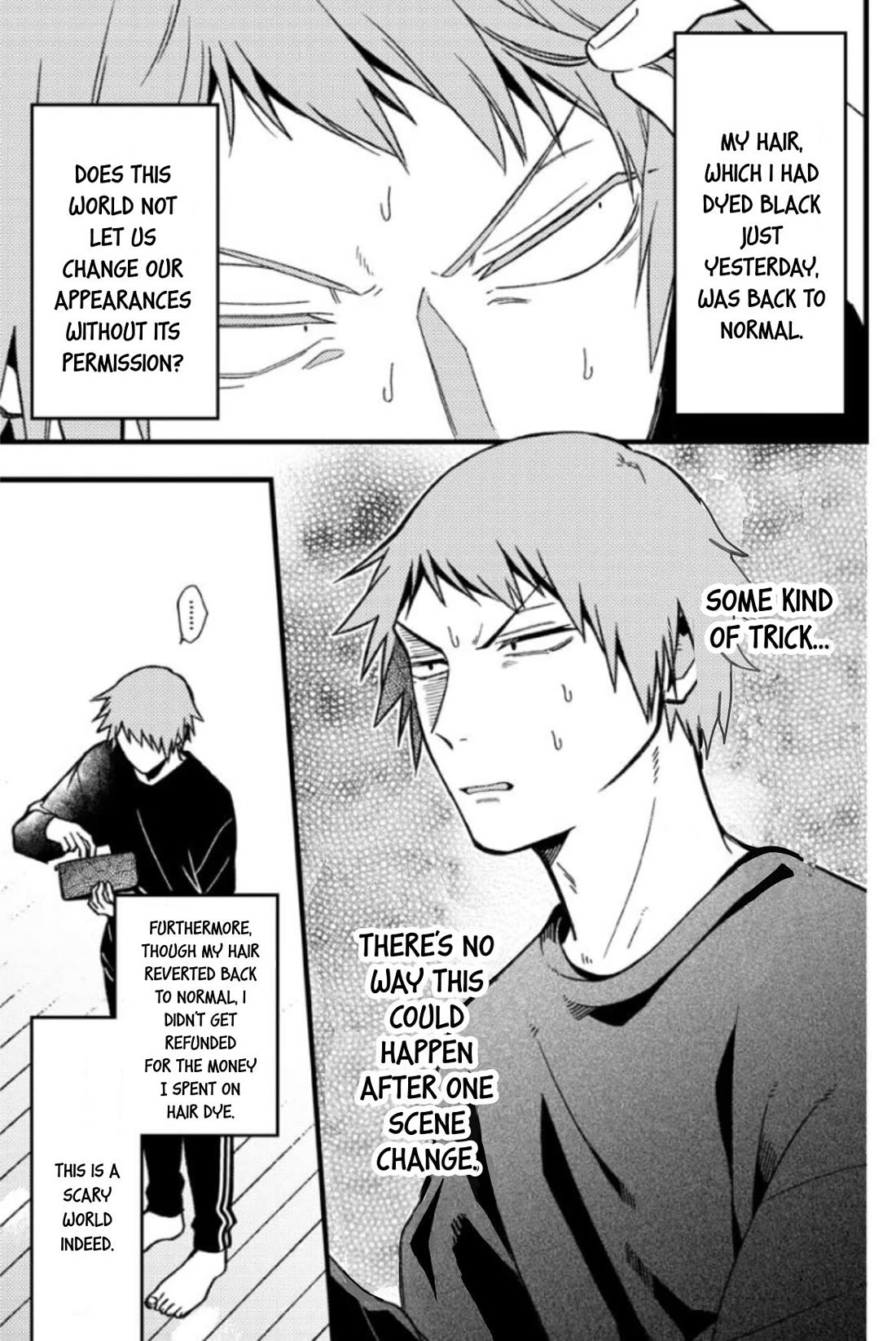 A World Where Everything Definitely Becomes BL vs. The Man Who Definitely Doesn't Want To Be In A BL Chapter 63 page 7 - Chapter 63: VS Hair