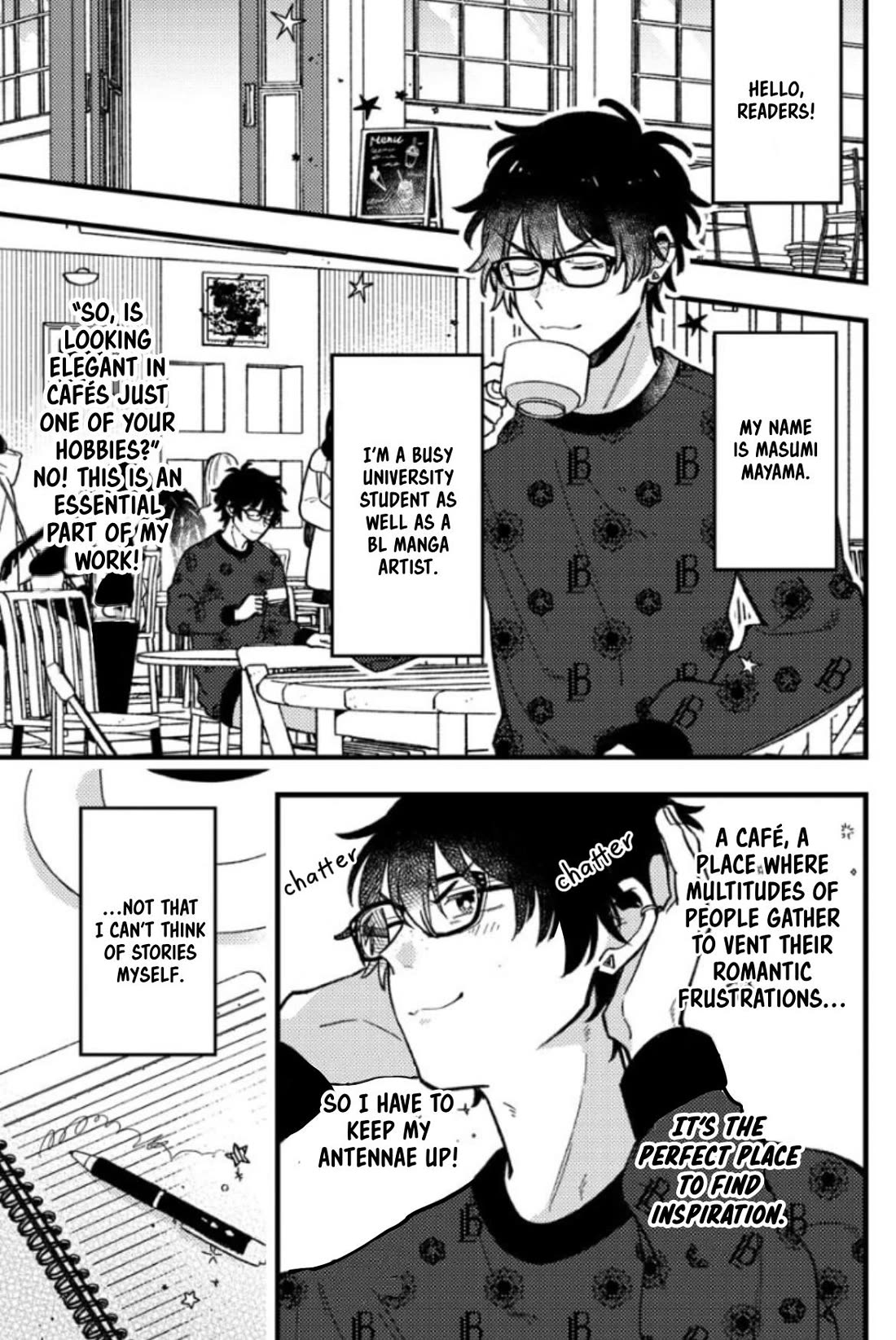 A World Where Everything Definitely Becomes BL vs. The Man Who Definitely Doesn't Want To Be In A BL Chapter 64 page 1 - Chapter 64: VS Fudanshi -Extra 3-