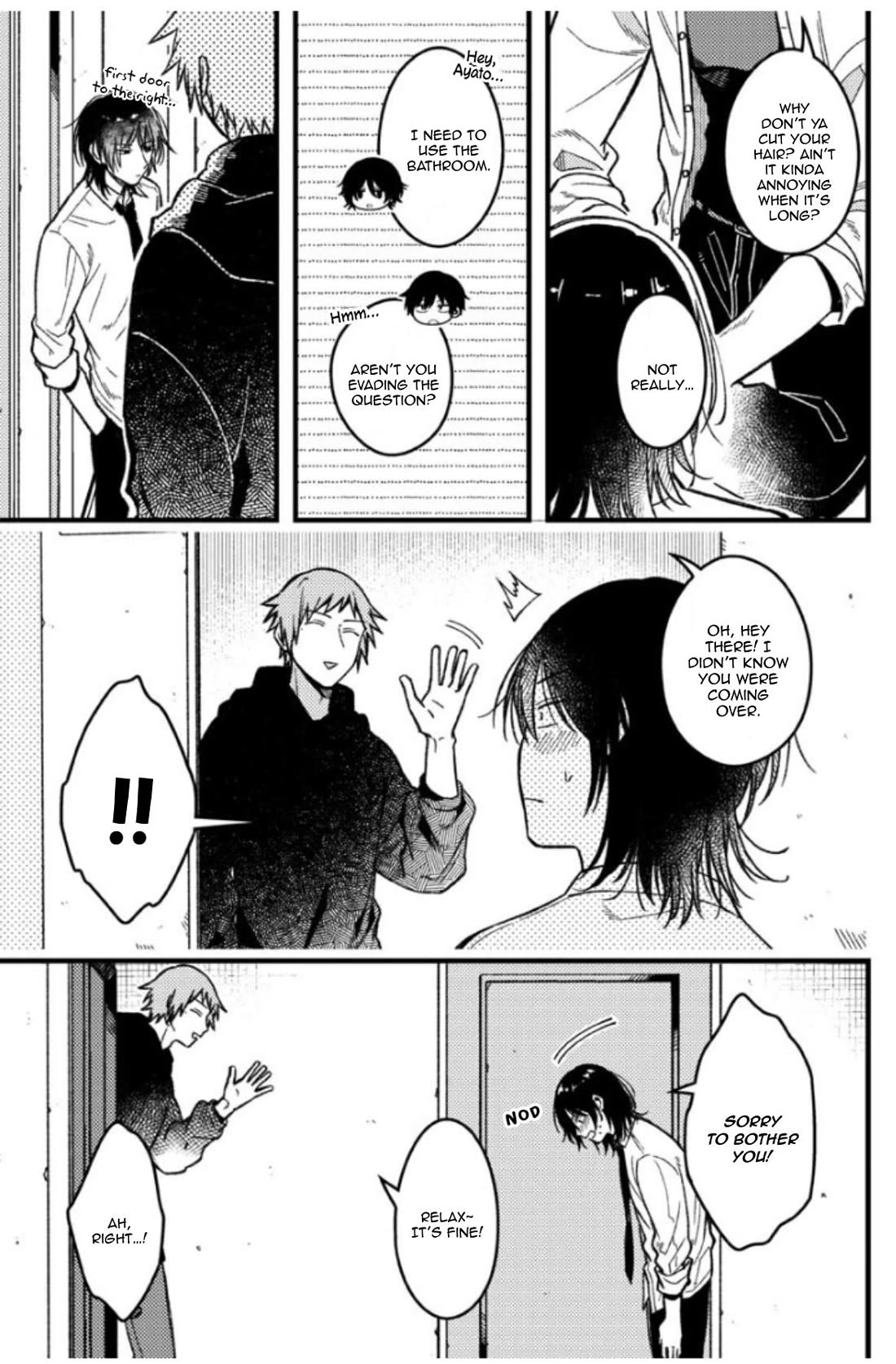 A World Where Everything Definitely Becomes BL vs. The Man Who Definitely Doesn't Want To Be In A BL Chapter 67 page 3 - Chapter 67: VS Hairstyle