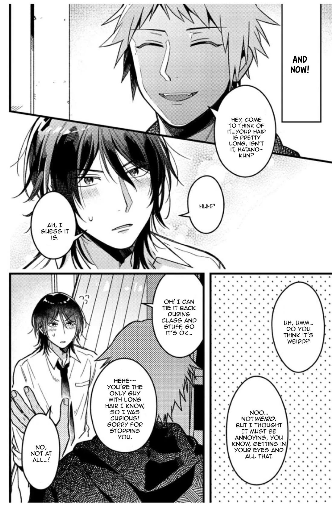 A World Where Everything Definitely Becomes BL vs. The Man Who Definitely Doesn't Want To Be In A BL Chapter 67 page 4 - Chapter 67: VS Hairstyle