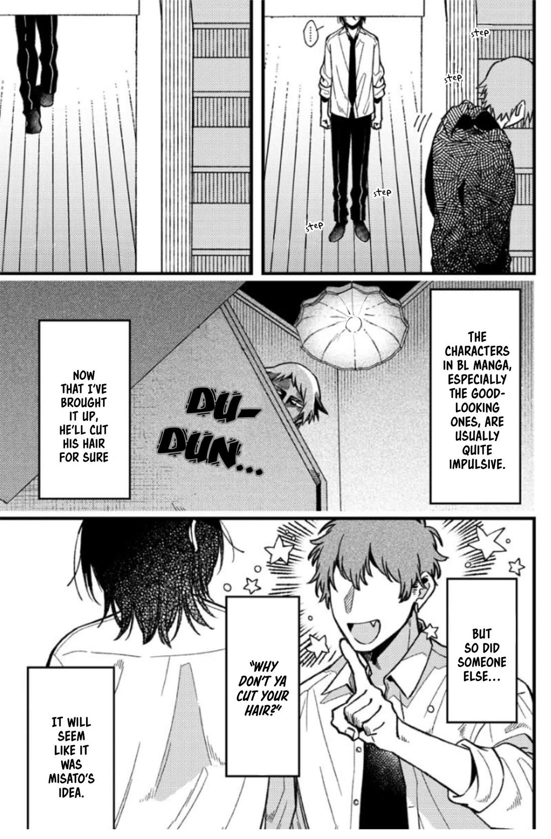 A World Where Everything Definitely Becomes BL vs. The Man Who Definitely Doesn't Want To Be In A BL Chapter 67 page 5 - Chapter 67: VS Hairstyle