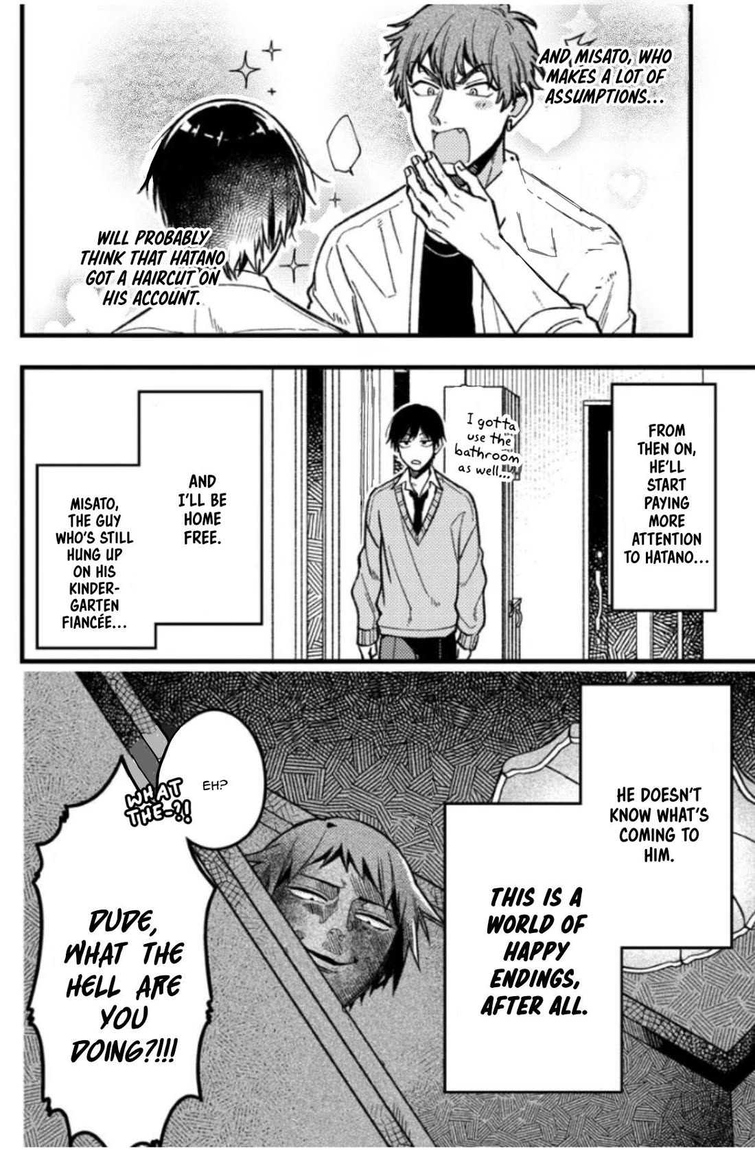 A World Where Everything Definitely Becomes BL vs. The Man Who Definitely Doesn't Want To Be In A BL Chapter 67 page 6 - Chapter 67: VS Hairstyle