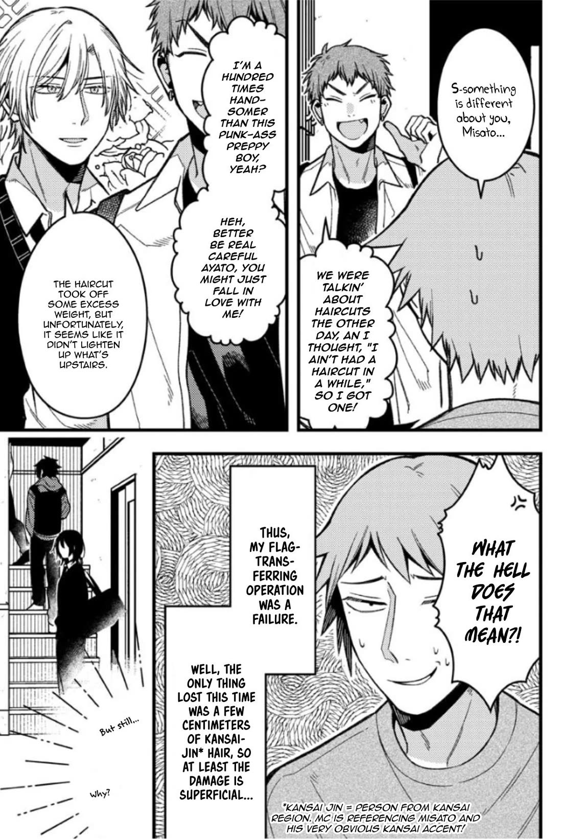 A World Where Everything Definitely Becomes BL vs. The Man Who Definitely Doesn't Want To Be In A BL Chapter 67 page 9 - Chapter 67: VS Hairstyle