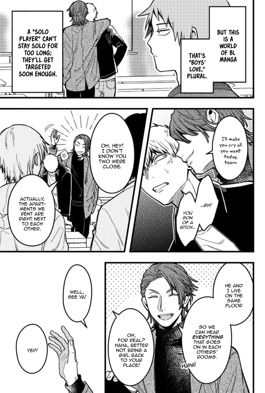 A World Where Everything Definitely Becomes BL vs. The Man Who Definitely Doesn't Want To Be In A BL Chapter 68 page 3 - Chapter 68: VS Living Alone