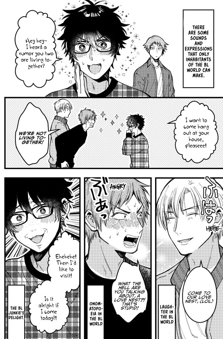 A World Where Everything Definitely Becomes BL vs. The Man Who Definitely Doesn't Want To Be In A BL Chapter 77 page 2 - Chapter 77: VS Daily Life