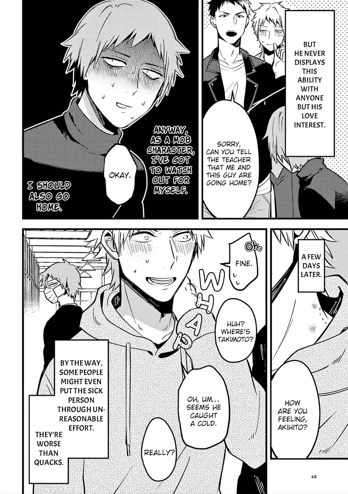 A World Where Everything Definitely Becomes BL vs. The Man Who Definitely Doesn't Want To Be In A BL Chapter 8 page 6 - Chapter 8: VS colds