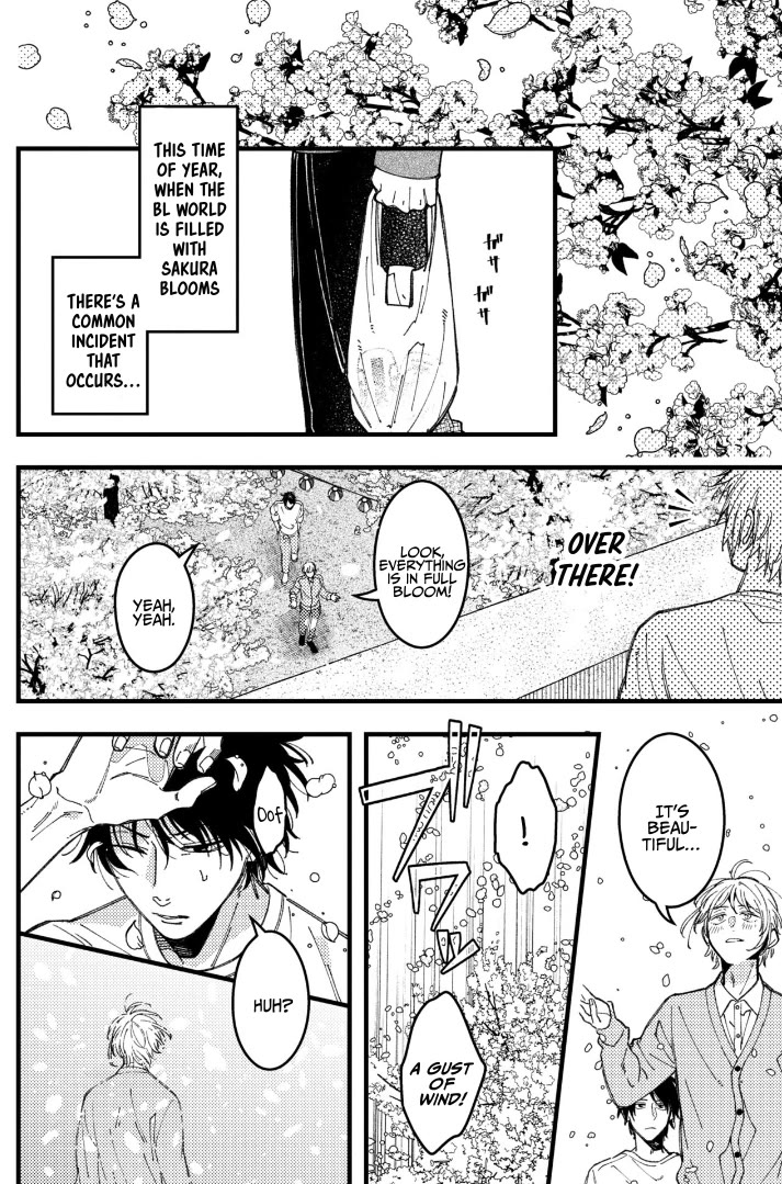 A World Where Everything Definitely Becomes BL vs. The Man Who Definitely Doesn't Want To Be In A BL Chapter 84 page 4 - Chapter 84: VS Cherry Blossom Viewing