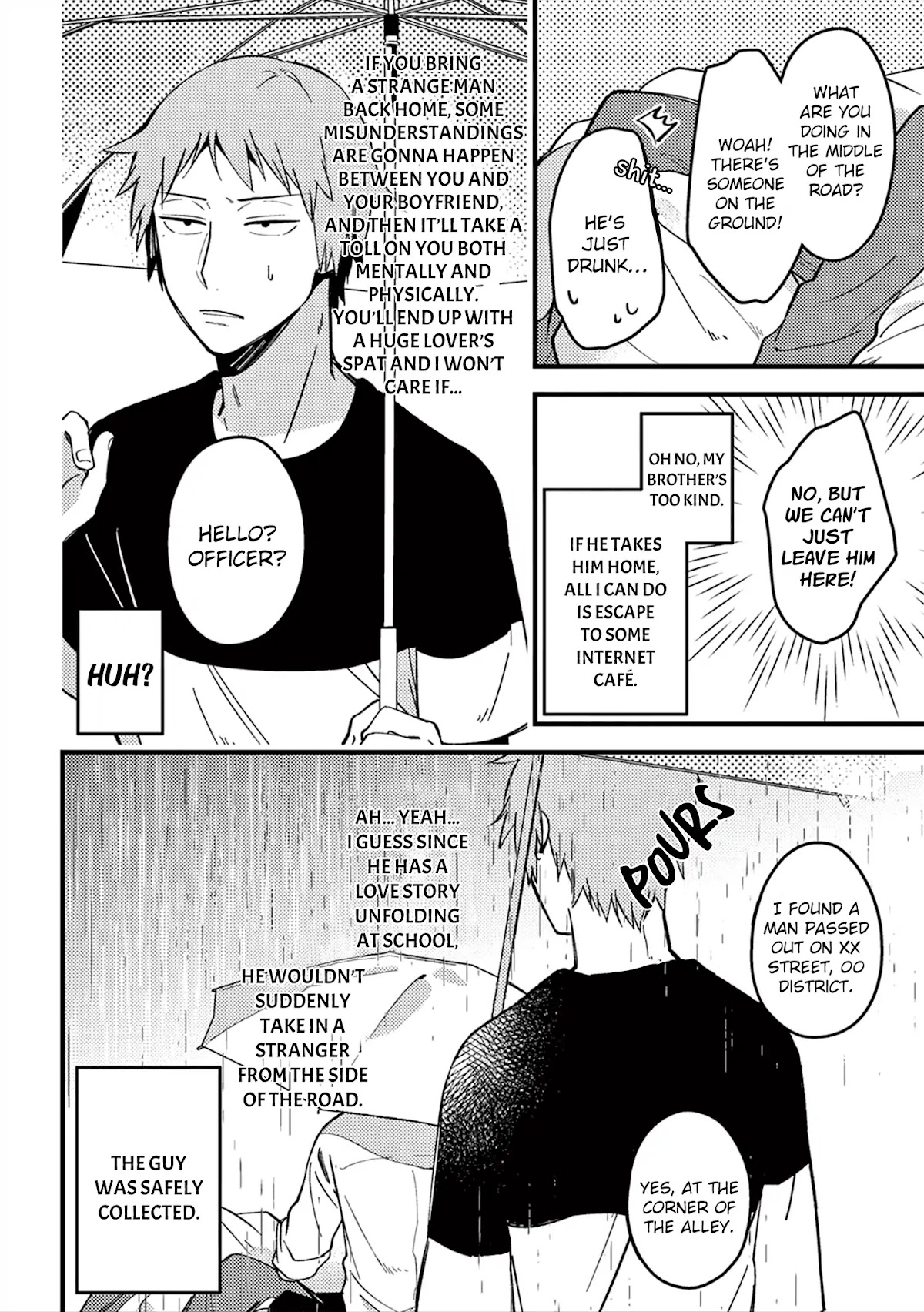A World Where Everything Definitely Becomes BL vs. The Man Who Definitely Doesn't Want To Be In A BL Chapter 9 page 5 - Chapter 9: VS the collapsed person