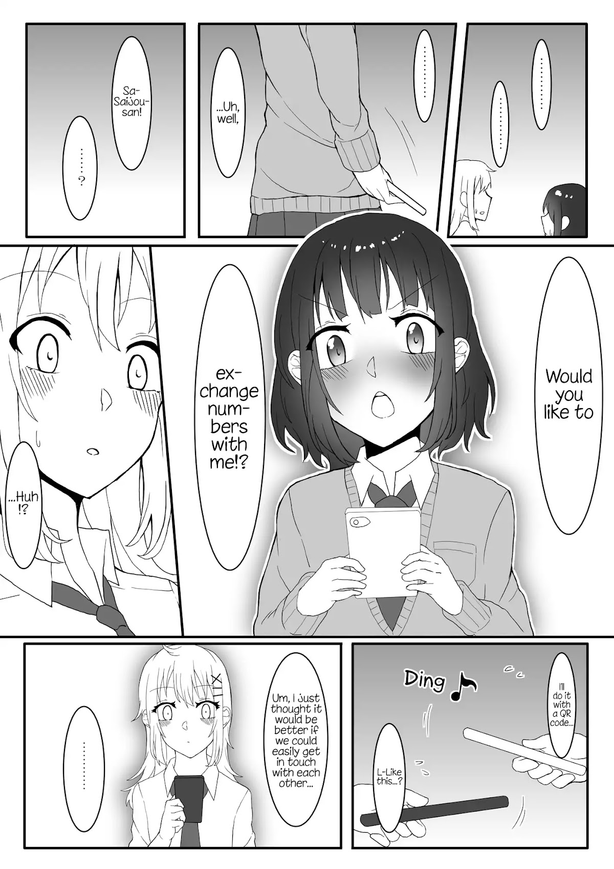 A Yuri Manga Between a Delinquent and a Quiet Girl That Starts From a Misunderstanding Chapter 2 page 4 - Chapter 2