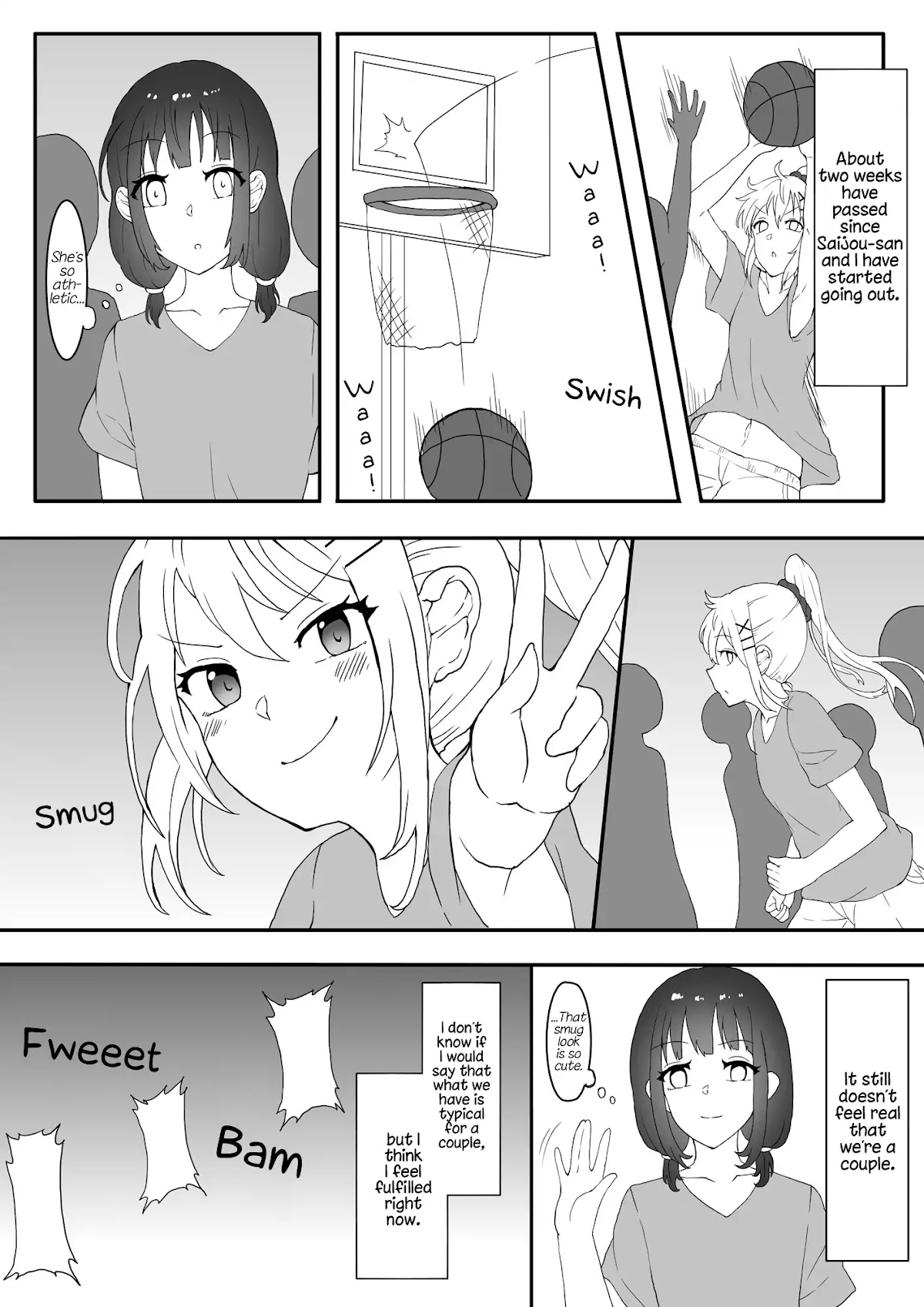 A Yuri Manga Between a Delinquent and a Quiet Girl That Starts From a Misunderstanding Chapter 4 page 1 - Chapter 4