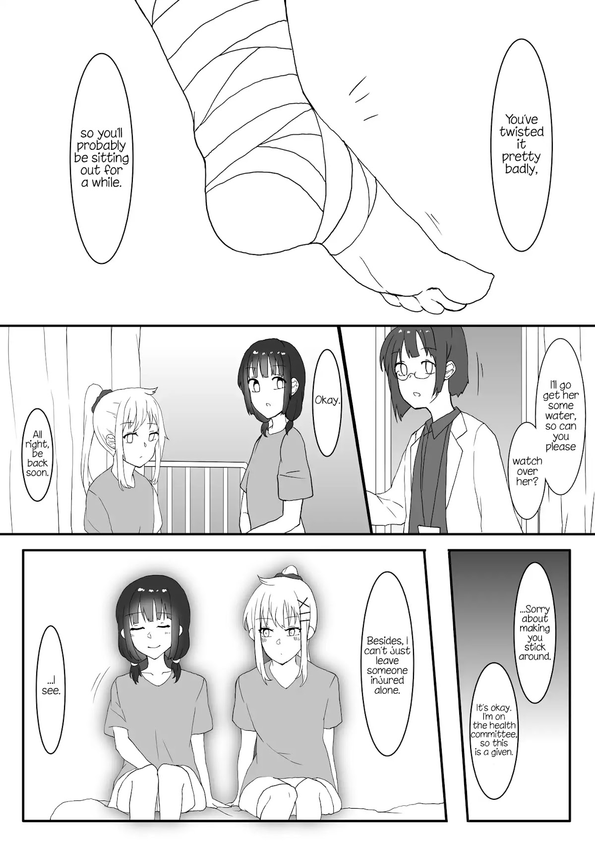 A Yuri Manga Between a Delinquent and a Quiet Girl That Starts From a Misunderstanding Chapter 4 page 2 - Chapter 4