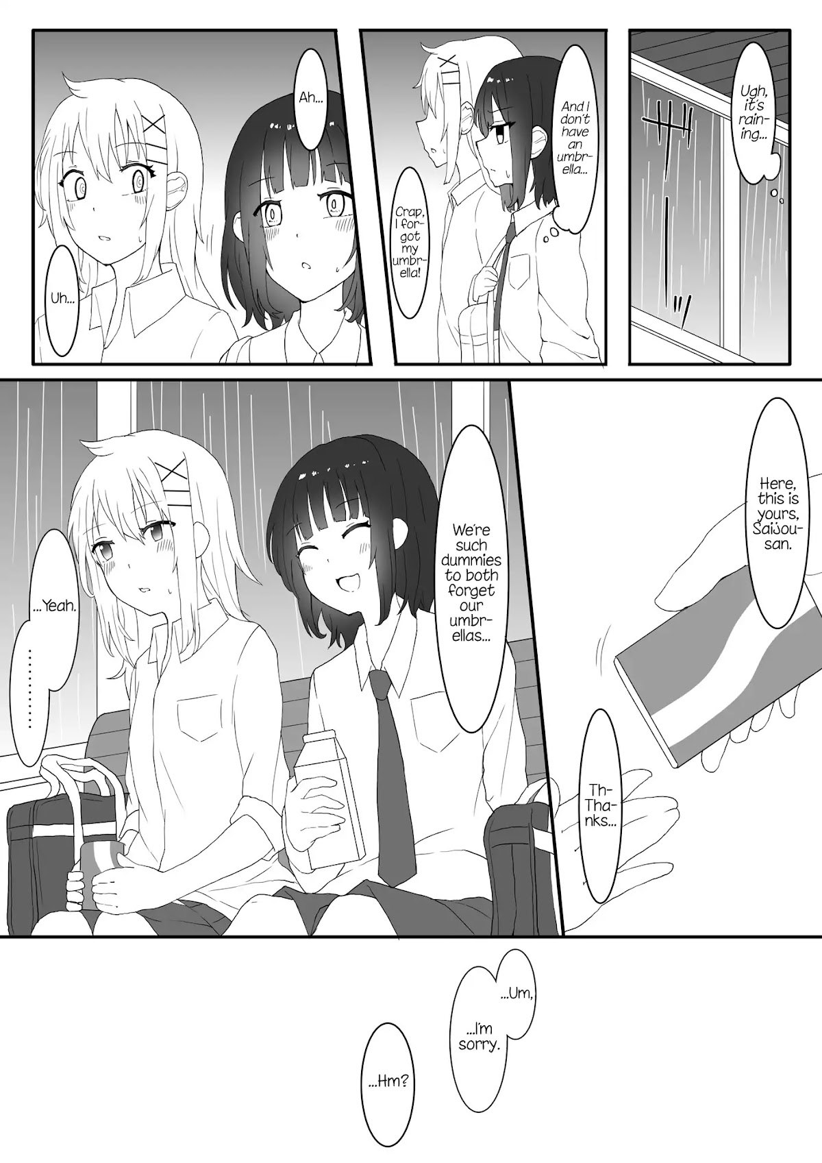 A Yuri Manga Between a Delinquent and a Quiet Girl That Starts From a Misunderstanding Chapter 5 page 2 - Chapter 5