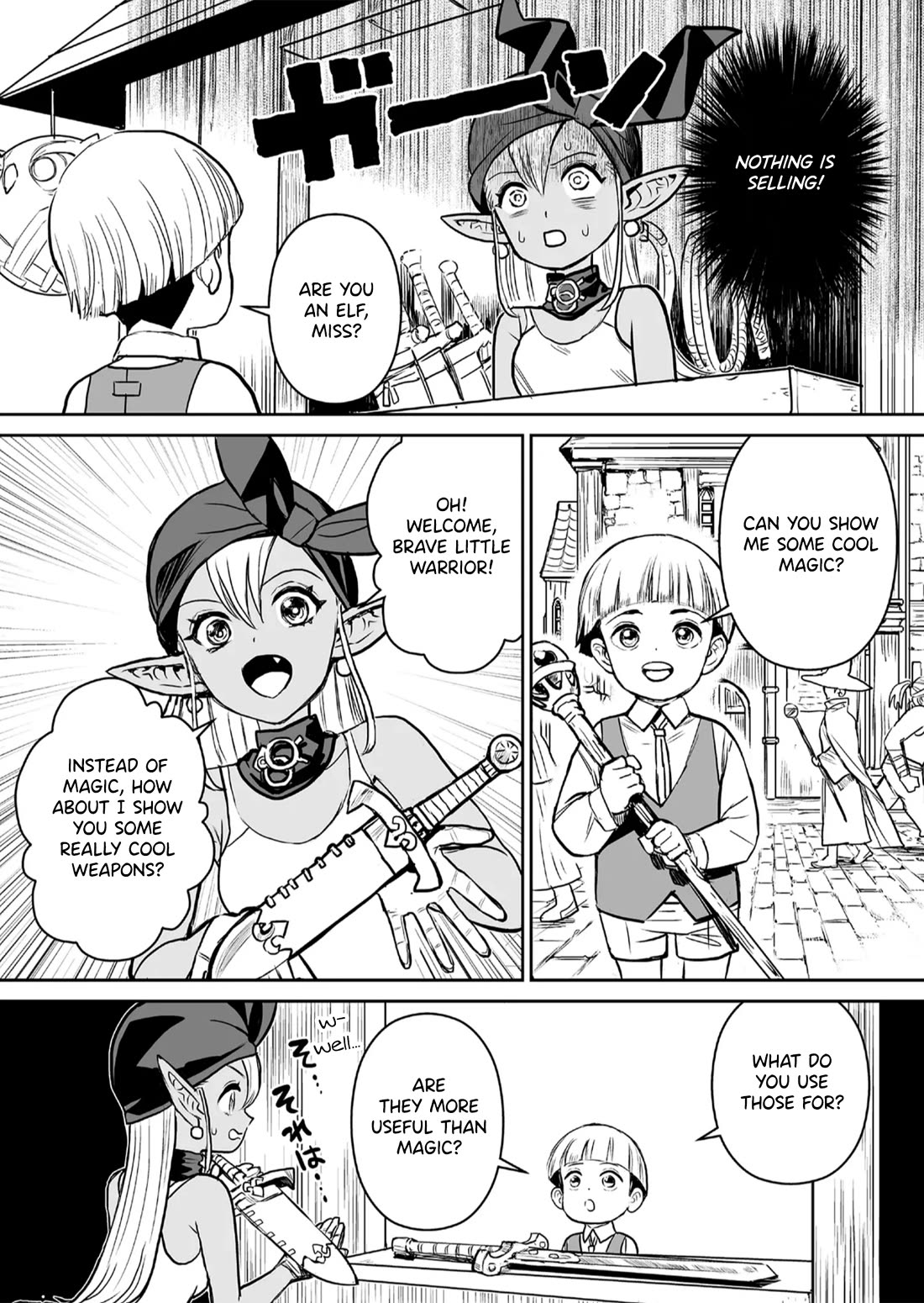 Abandoned: The Hero Who's So Strong He Breaks Every Weapon and the Elf Weaponsmith Chapter 1 page 14 - Chapter 1: Unneeded