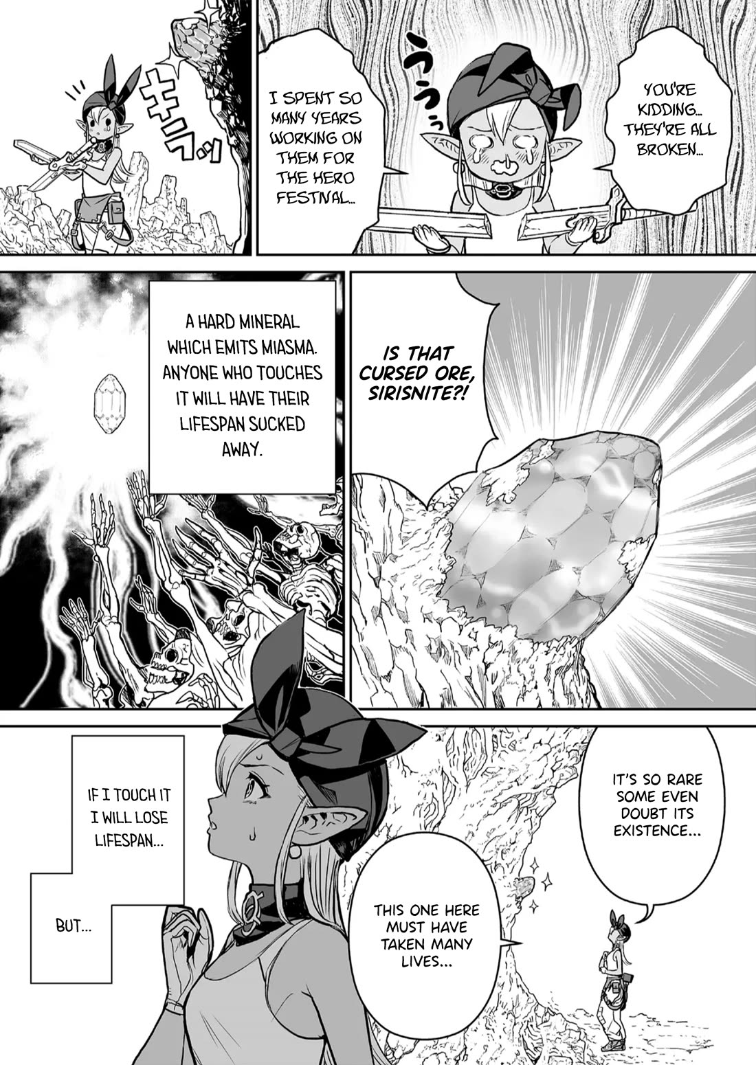 Abandoned: The Hero Who's So Strong He Breaks Every Weapon and the Elf Weaponsmith Chapter 1 page 22 - Chapter 1: Unneeded