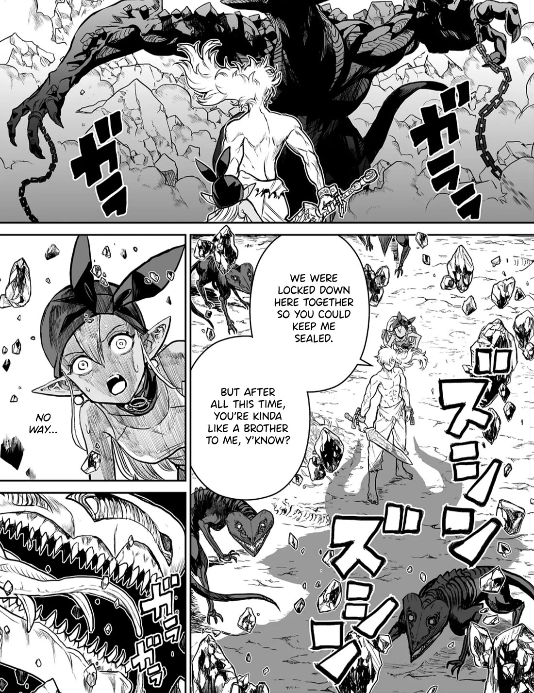 Abandoned: The Hero Who's So Strong He Breaks Every Weapon and the Elf Weaponsmith Chapter 1 page 37 - Chapter 1: Unneeded