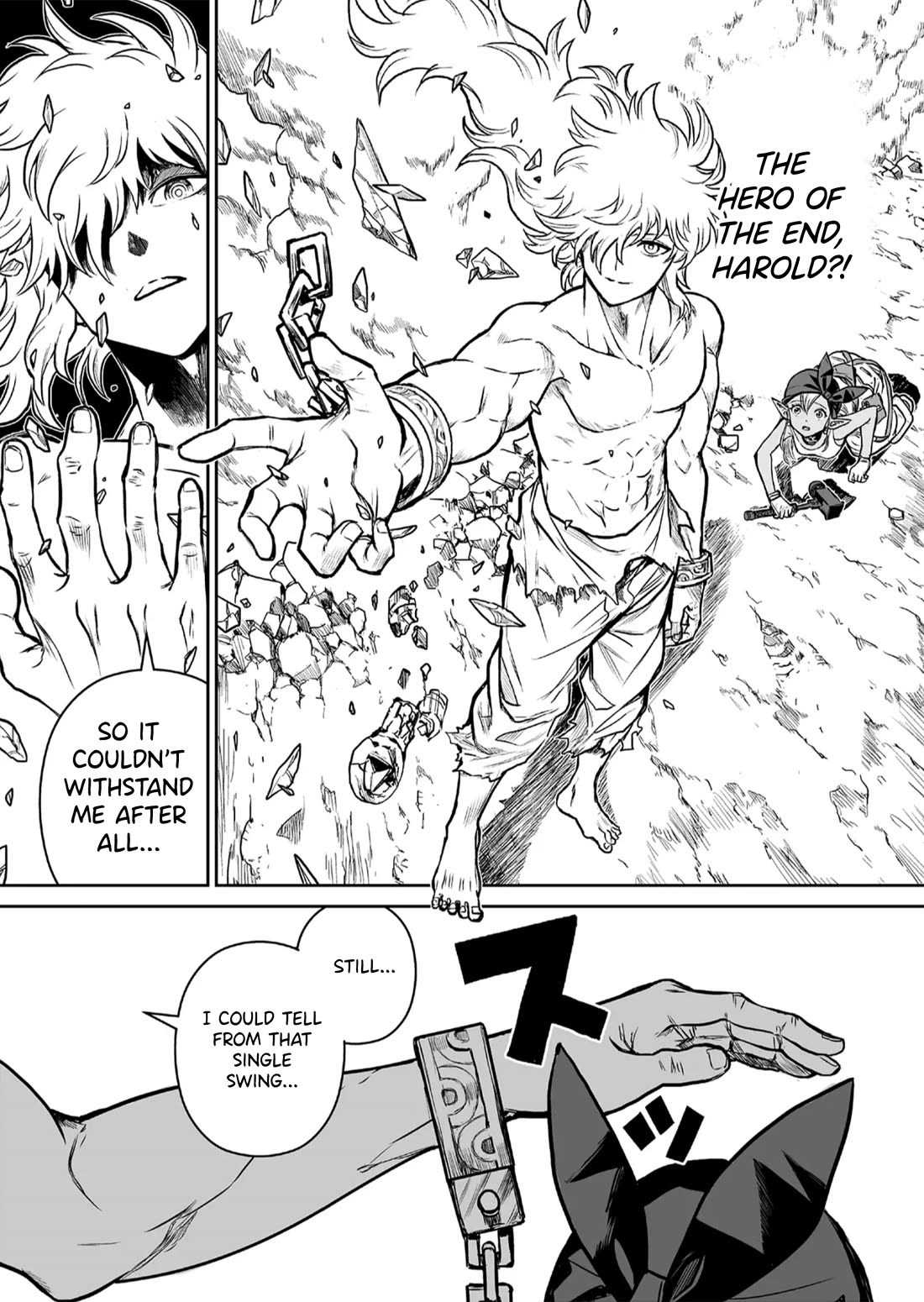 Abandoned: The Hero Who's So Strong He Breaks Every Weapon and the Elf Weaponsmith Chapter 1 page 47 - Chapter 1: Unneeded