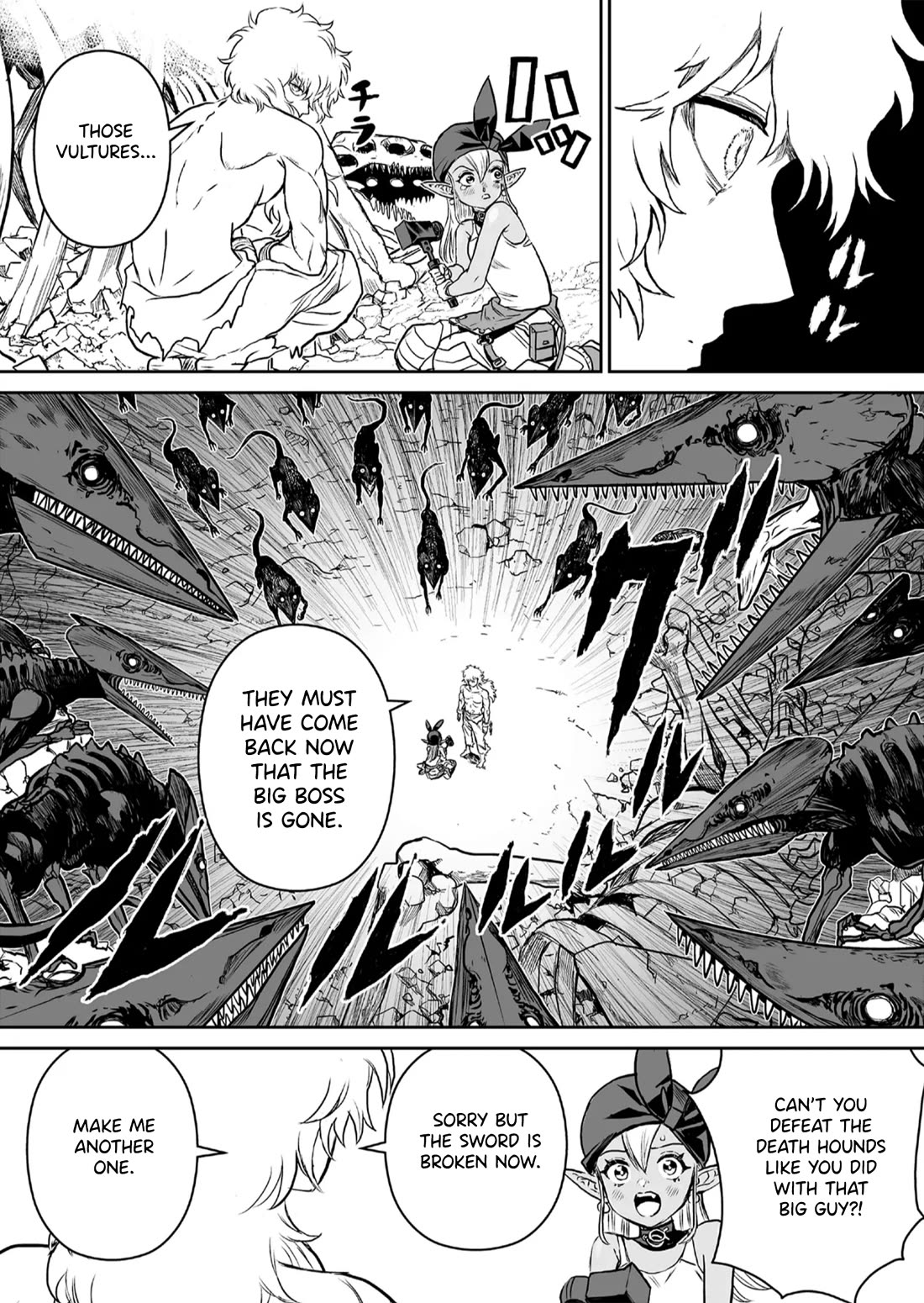 Abandoned: The Hero Who's So Strong He Breaks Every Weapon and the Elf Weaponsmith Chapter 1 page 50 - Chapter 1: Unneeded