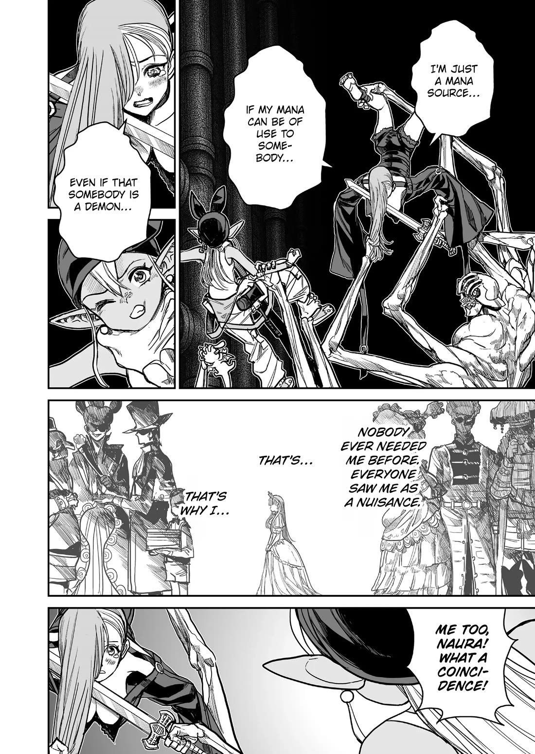 Abandoned: The Hero Who's So Strong He Breaks Every Weapon and the Elf Weaponsmith Chapter 10 page 12 - Chapter 10: Being Needed