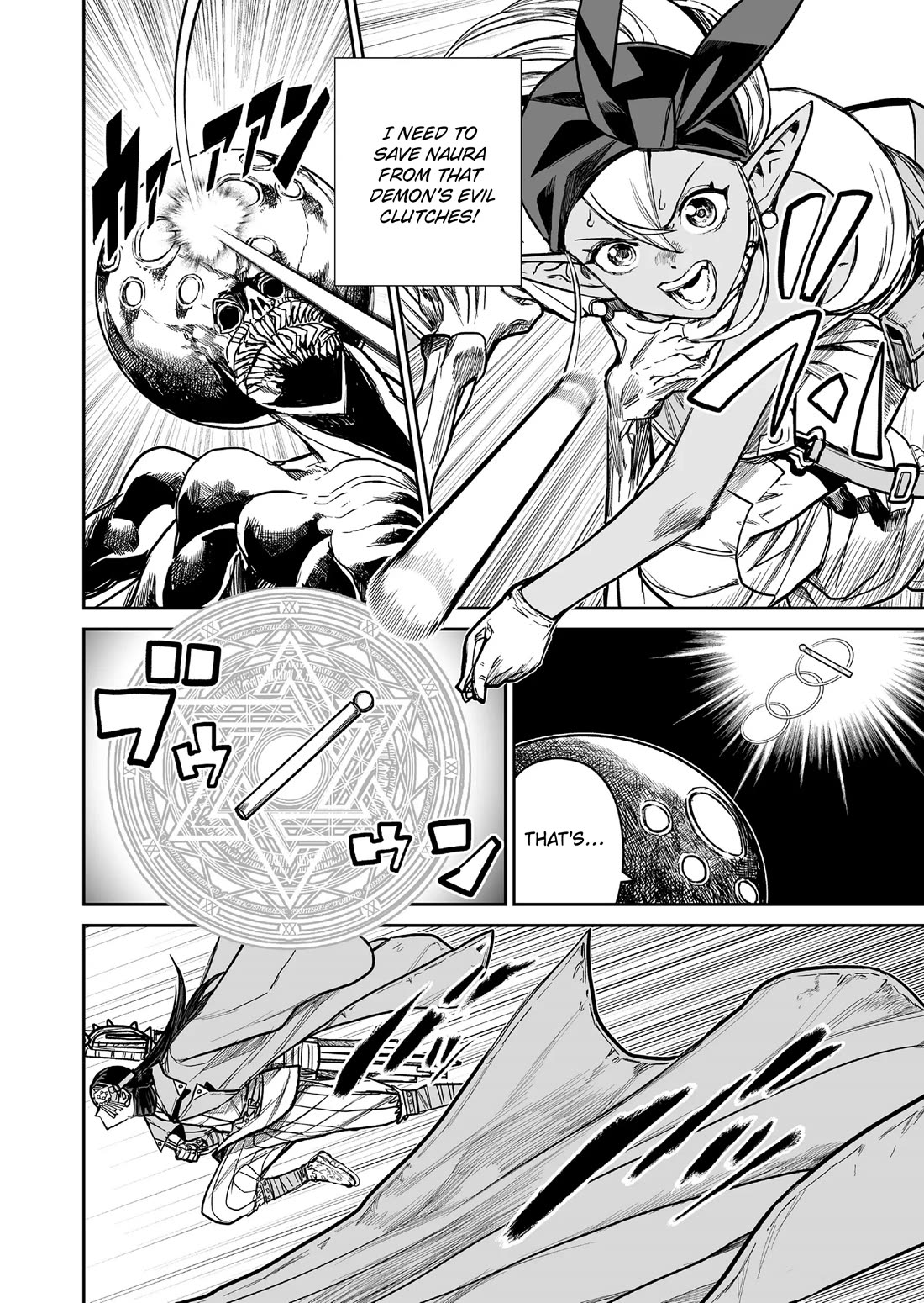 Abandoned: The Hero Who's So Strong He Breaks Every Weapon and the Elf Weaponsmith Chapter 10 page 14 - Chapter 10: Being Needed