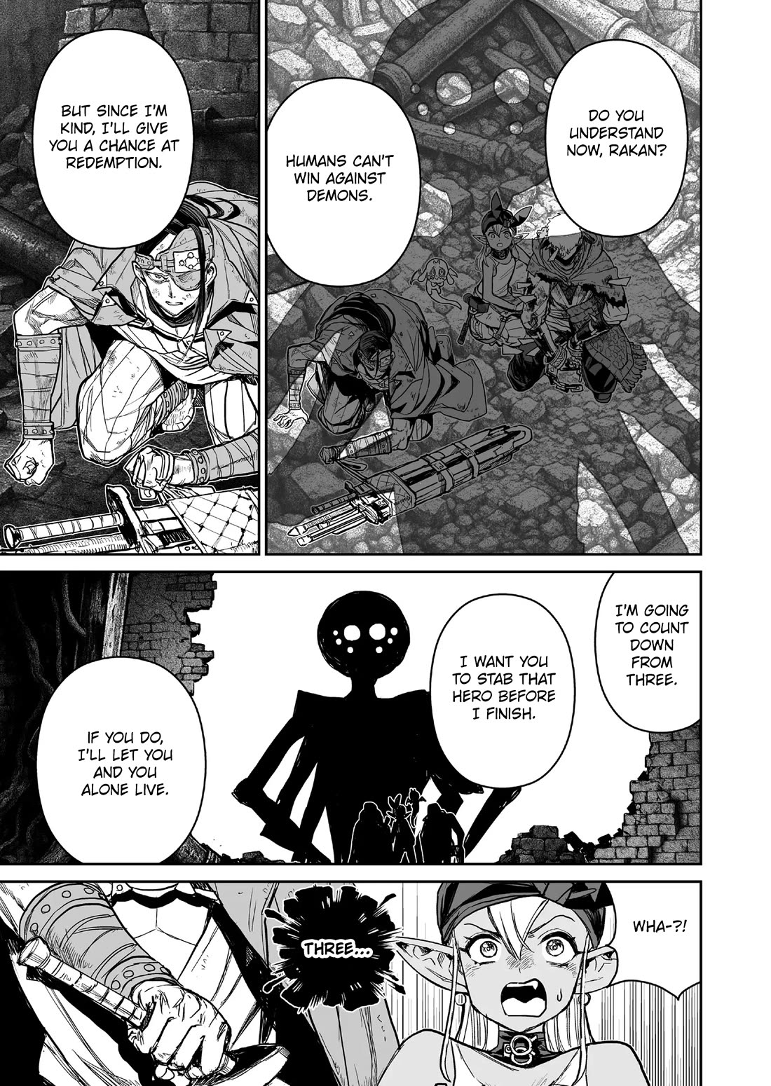 Abandoned: The Hero Who's So Strong He Breaks Every Weapon and the Elf Weaponsmith Chapter 12 page 11 - Chapter 12: Weapon Harassment