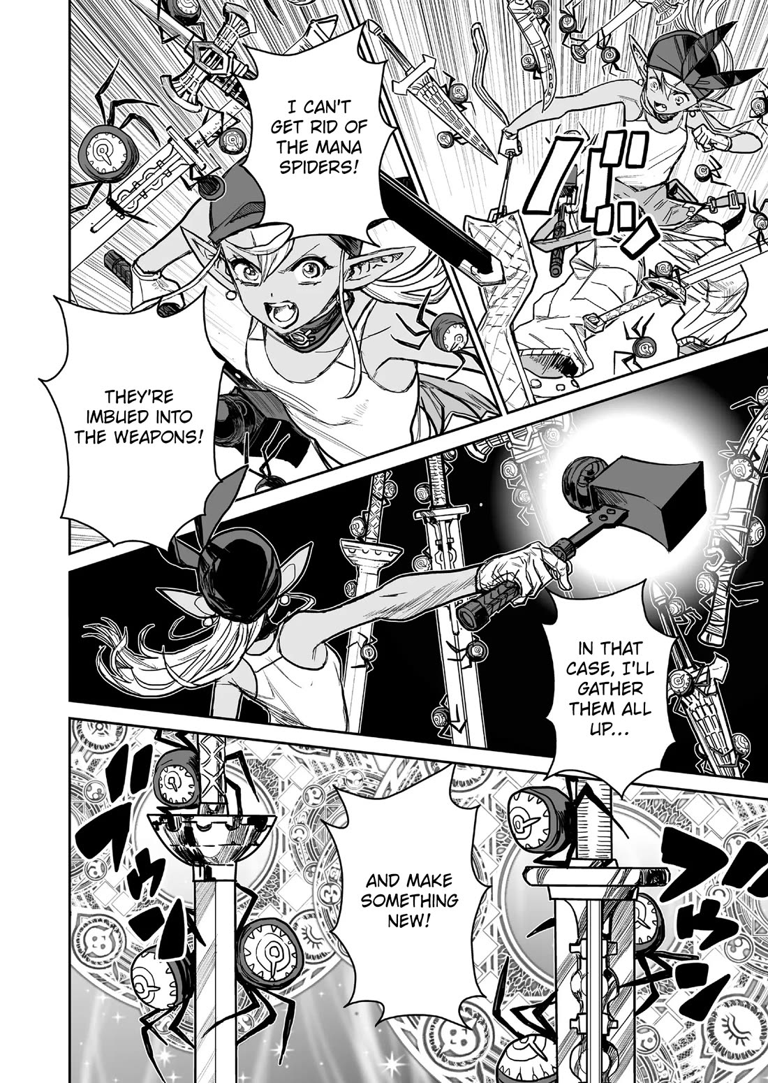 Abandoned: The Hero Who's So Strong He Breaks Every Weapon and the Elf Weaponsmith Chapter 12 page 14 - Chapter 12: Weapon Harassment