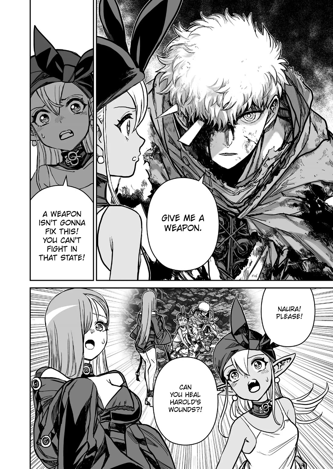 Abandoned: The Hero Who's So Strong He Breaks Every Weapon and the Elf Weaponsmith Chapter 12 page 8 - Chapter 12: Weapon Harassment