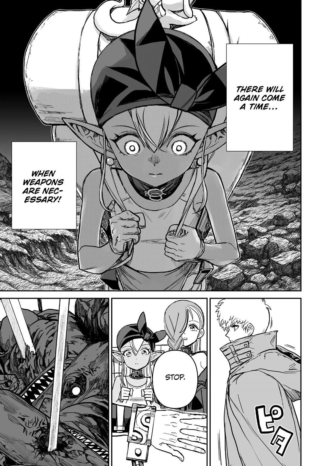 Abandoned: The Hero Who's So Strong He Breaks Every Weapon and the Elf Weaponsmith Chapter 14 page 5 - Chapter 14: Unexpected Reunion