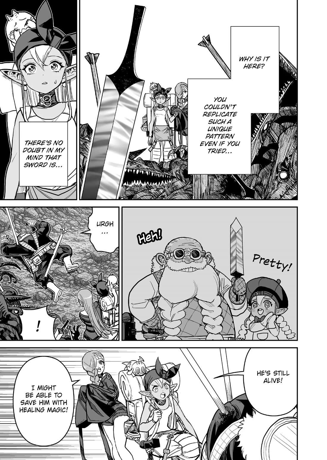 Abandoned: The Hero Who's So Strong He Breaks Every Weapon and the Elf Weaponsmith Chapter 14 page 7 - Chapter 14: Unexpected Reunion