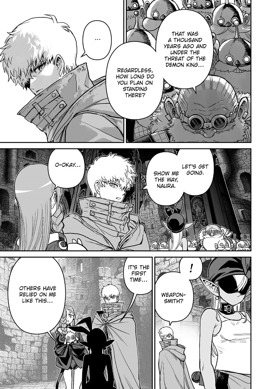 Abandoned: The Hero Who's So Strong He Breaks Every Weapon and the Elf Weaponsmith Chapter 16 page 7 - Chapter 16: The Dwarfs' hope