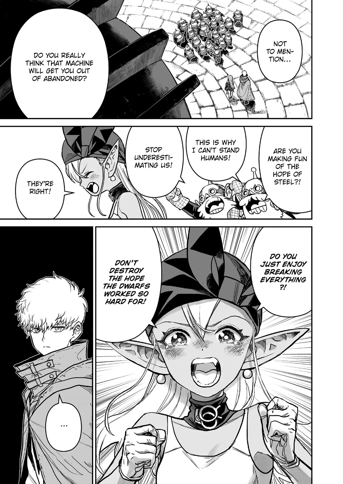 Abandoned: The Hero Who's So Strong He Breaks Every Weapon and the Elf Weaponsmith Chapter 16 page 9 - Chapter 16: The Dwarfs' hope