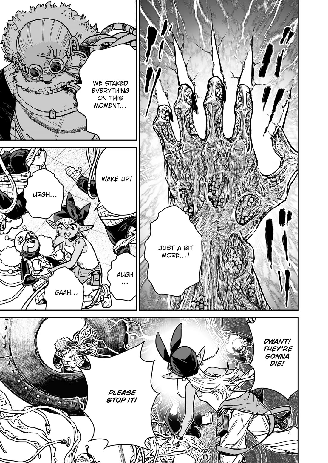 Abandoned: The Hero Who's So Strong He Breaks Every Weapon and the Elf Weaponsmith Chapter 19 page 11 - Chapter 19: A Fortuitous Attack