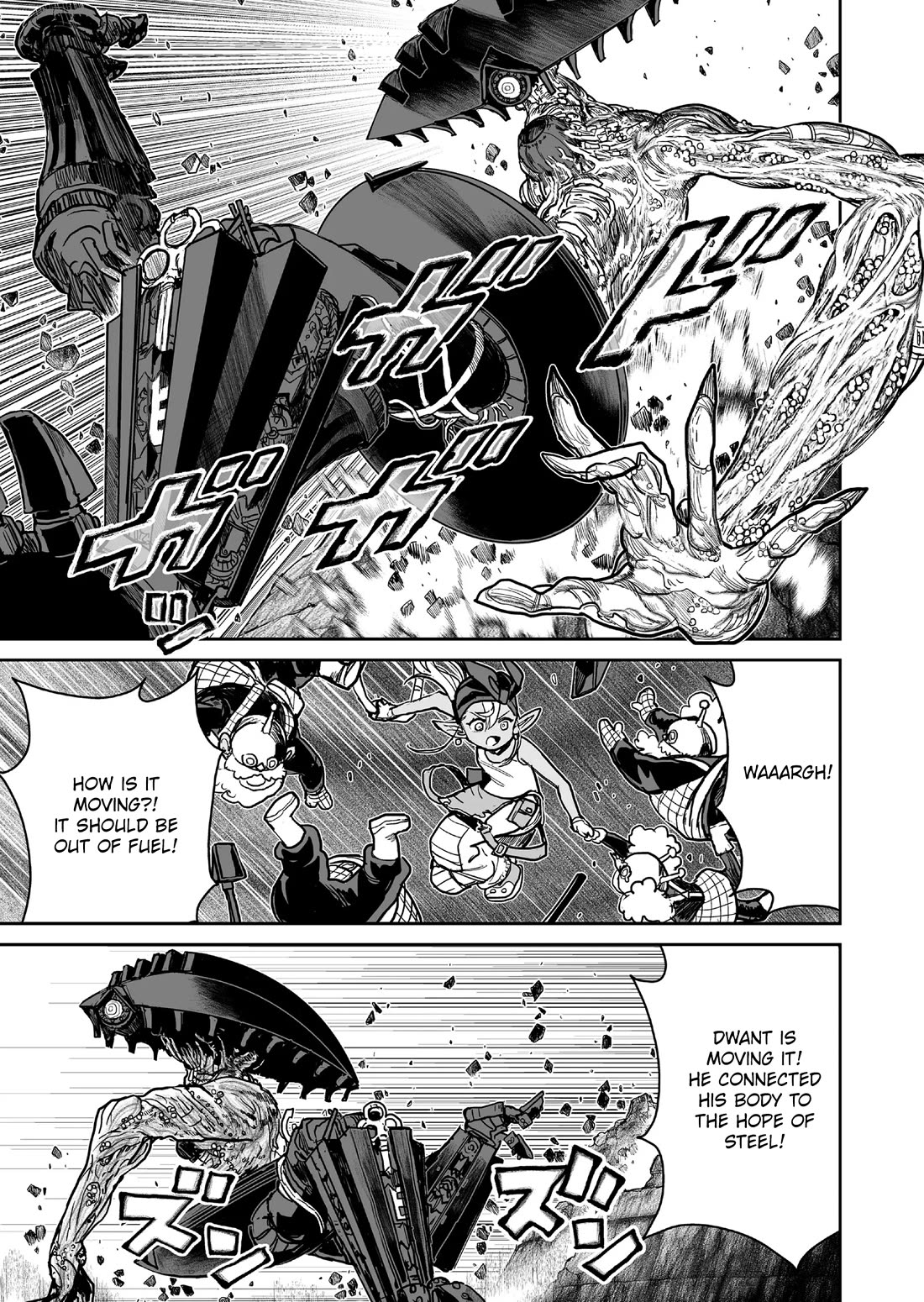 Abandoned: The Hero Who's So Strong He Breaks Every Weapon and the Elf Weaponsmith Chapter 19 page 5 - Chapter 19: A Fortuitous Attack