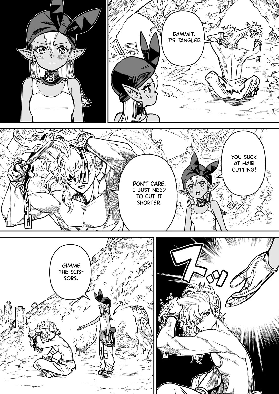 Abandoned: The Hero Who's So Strong He Breaks Every Weapon and the Elf Weaponsmith Chapter 2 page 12 - Chapter 2: Disconnected Feelings