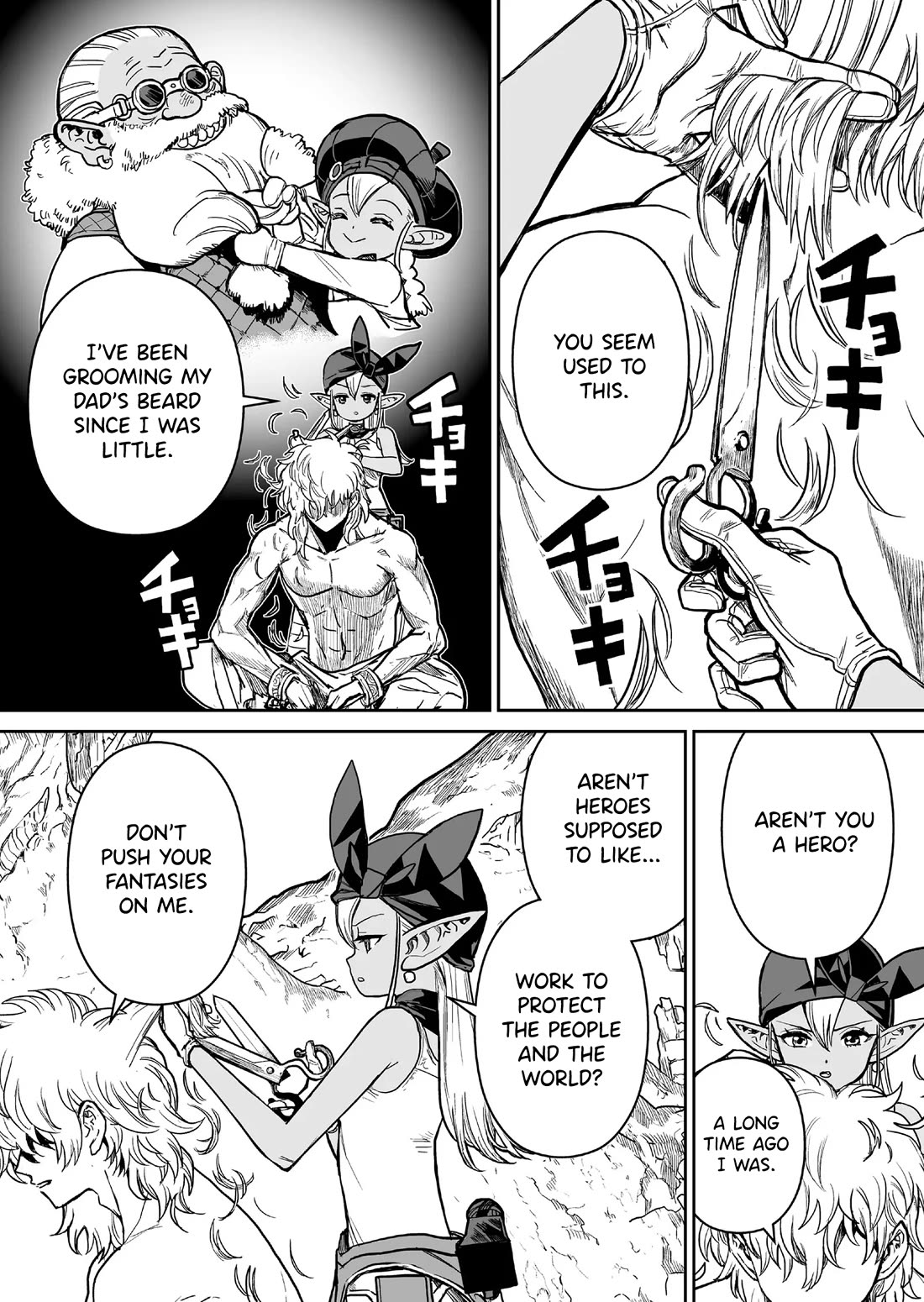 Abandoned: The Hero Who's So Strong He Breaks Every Weapon and the Elf Weaponsmith Chapter 2 page 13 - Chapter 2: Disconnected Feelings
