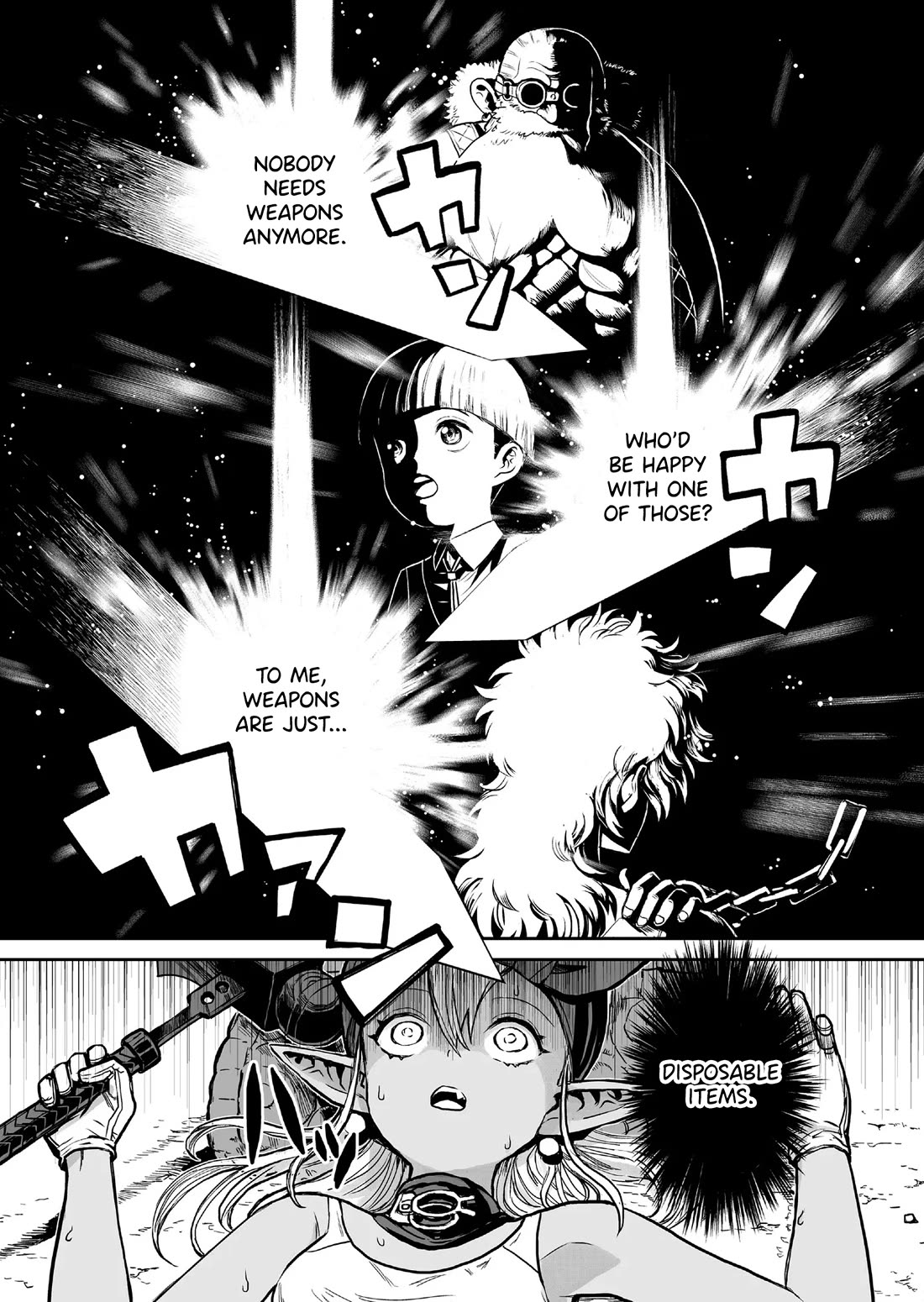 Abandoned: The Hero Who's So Strong He Breaks Every Weapon and the Elf Weaponsmith Chapter 2 page 3 - Chapter 2: Disconnected Feelings