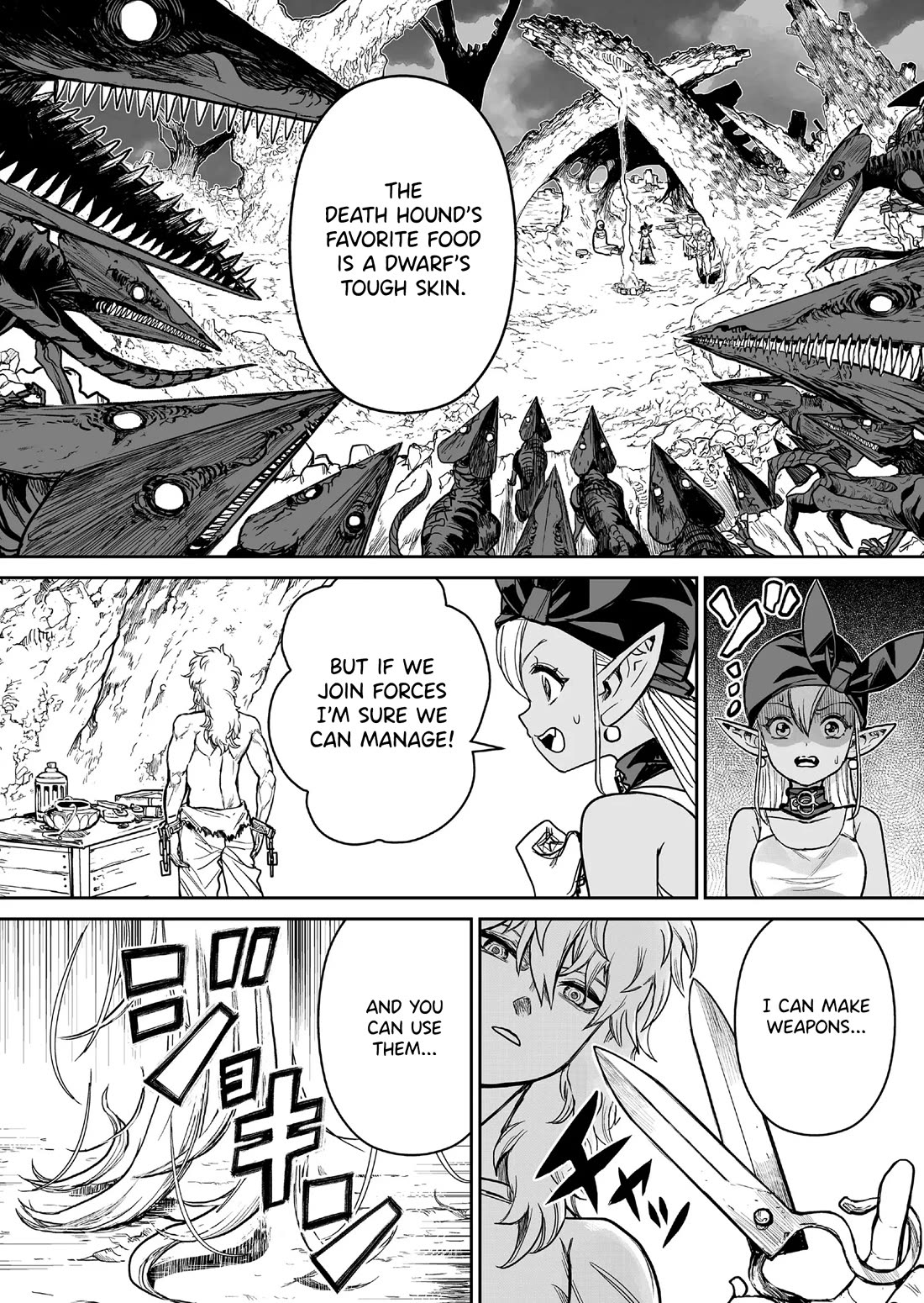 Abandoned: The Hero Who's So Strong He Breaks Every Weapon and the Elf Weaponsmith Chapter 2 page 8 - Chapter 2: Disconnected Feelings