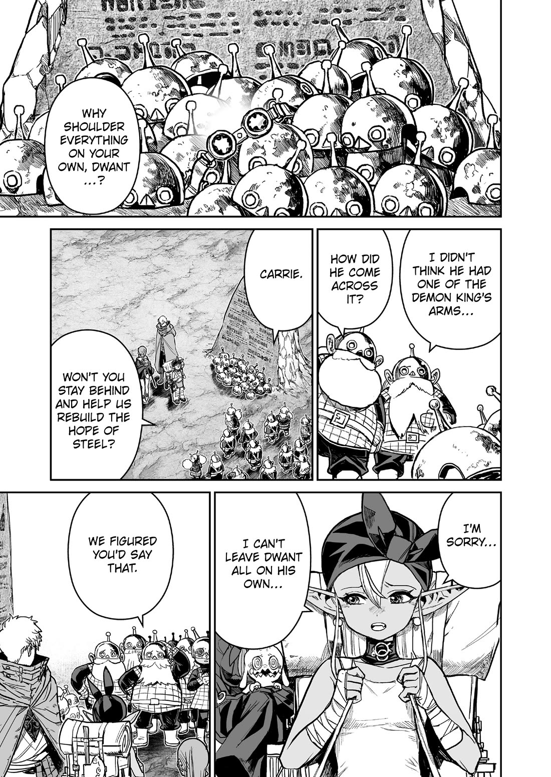 Abandoned: The Hero Who's So Strong He Breaks Every Weapon and the Elf Weaponsmith Chapter 22 page 11 - Chapter 22: A Beginning With No Knowledge