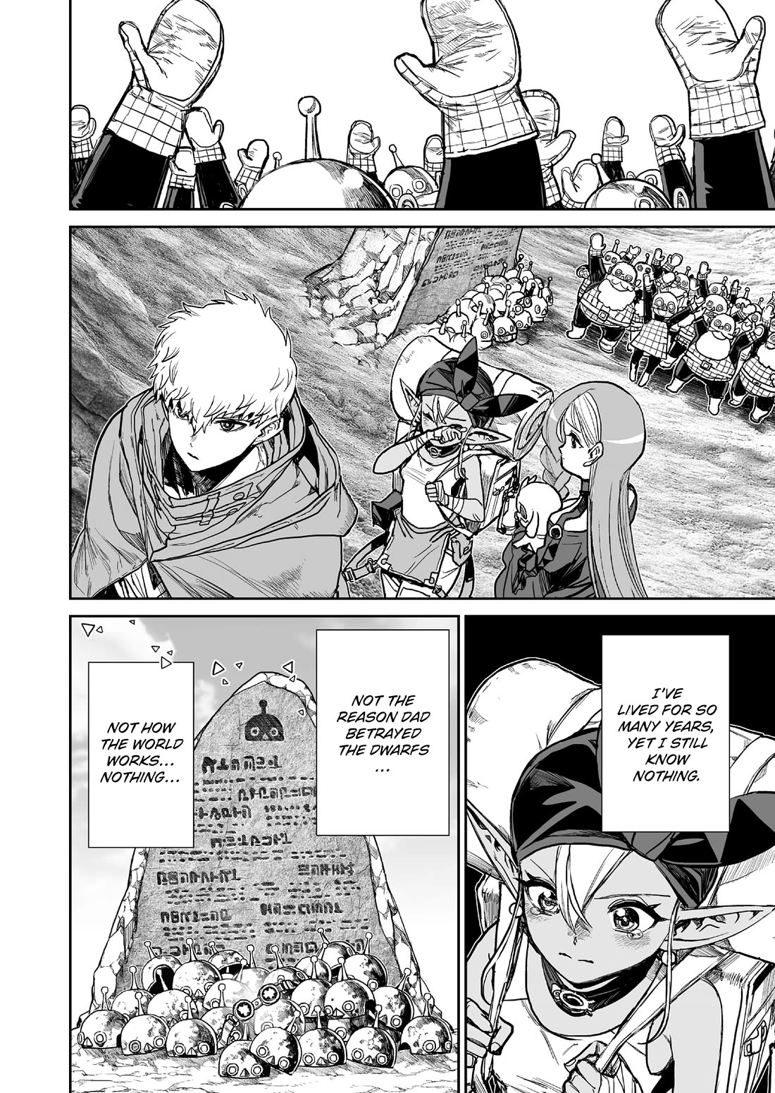 Abandoned: The Hero Who's So Strong He Breaks Every Weapon and the Elf Weaponsmith Chapter 22 page 14 - Chapter 22: A Beginning With No Knowledge