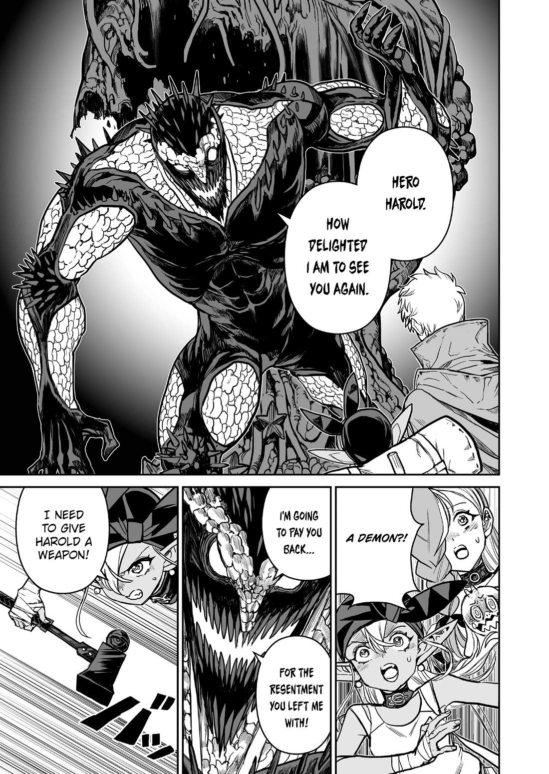 Abandoned: The Hero Who's So Strong He Breaks Every Weapon and the Elf Weaponsmith Chapter 23 page 9 - Chapter 23: Return of a Forgotten Memory