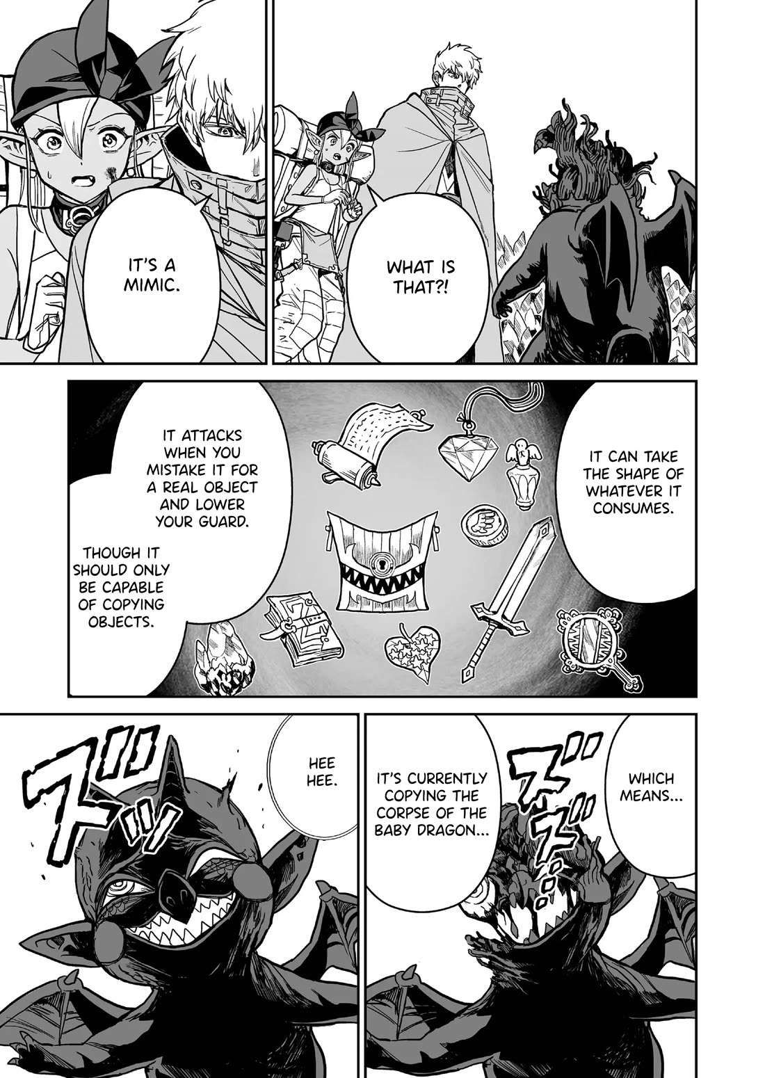 Abandoned: The Hero Who's So Strong He Breaks Every Weapon and the Elf Weaponsmith Chapter 3 page 13 - Chapter 3: Dwelling Monsters