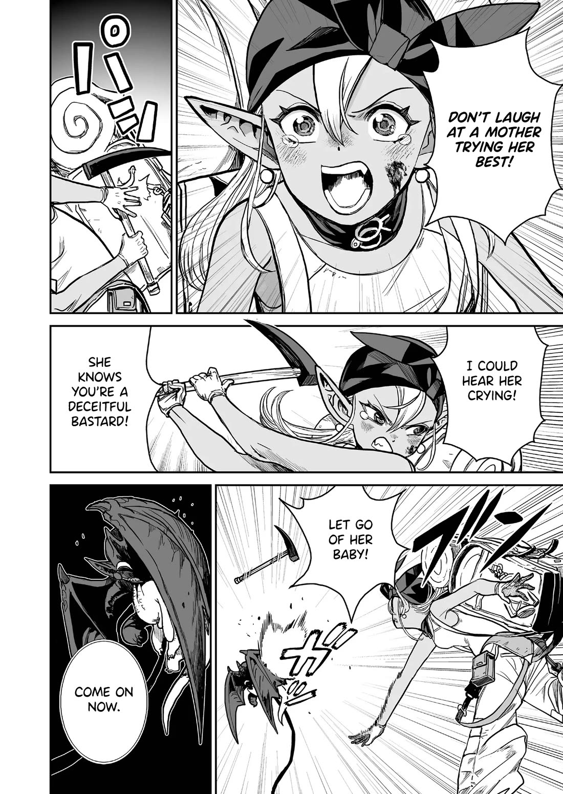 Abandoned: The Hero Who's So Strong He Breaks Every Weapon and the Elf Weaponsmith Chapter 3 page 16 - Chapter 3: Dwelling Monsters