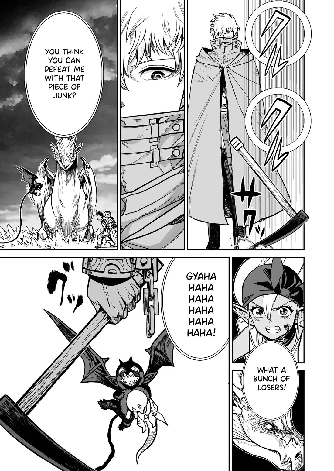 Abandoned: The Hero Who's So Strong He Breaks Every Weapon and the Elf Weaponsmith Chapter 3 page 17 - Chapter 3: Dwelling Monsters