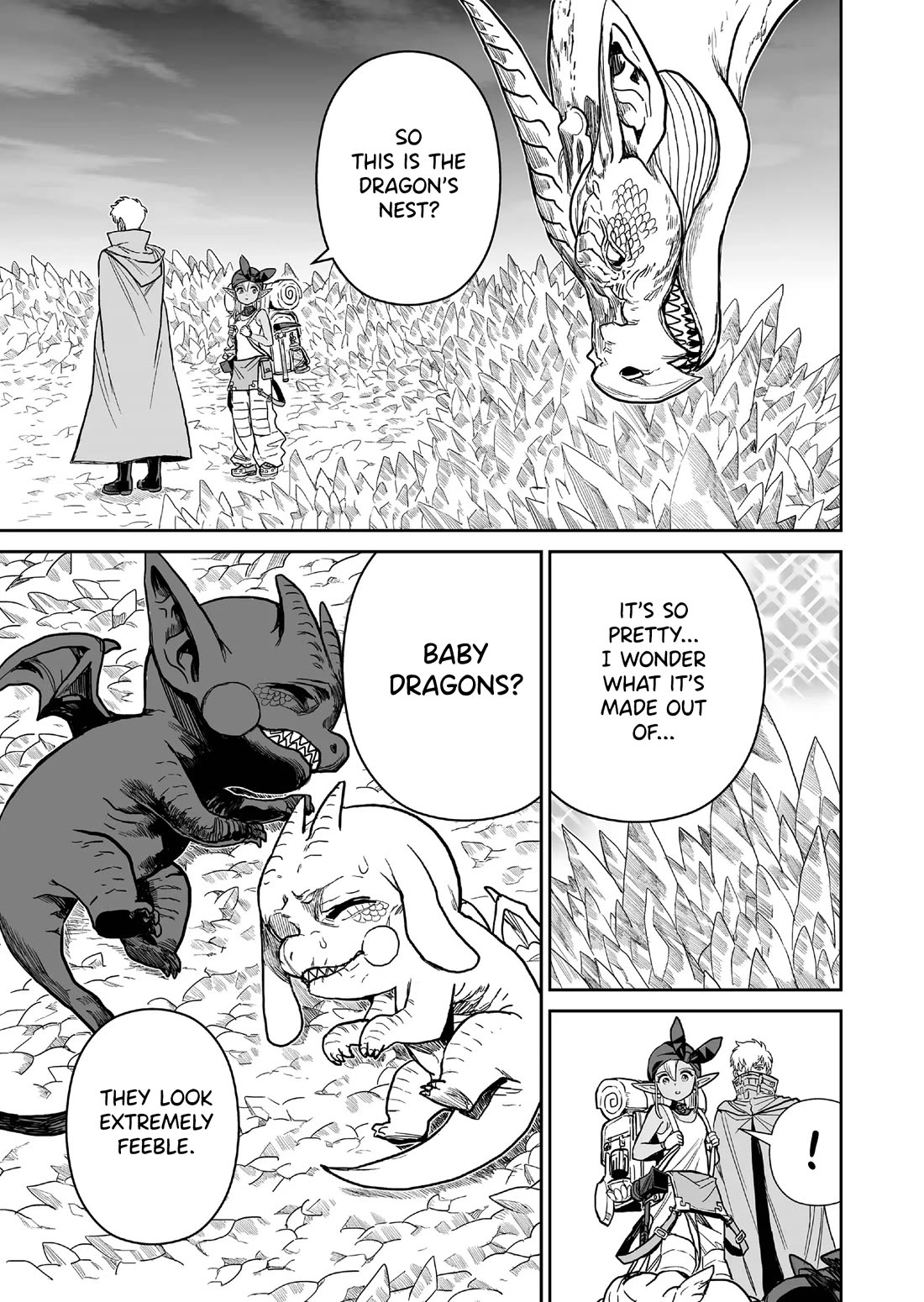 Abandoned: The Hero Who's So Strong He Breaks Every Weapon and the Elf Weaponsmith Chapter 3 page 7 - Chapter 3: Dwelling Monsters