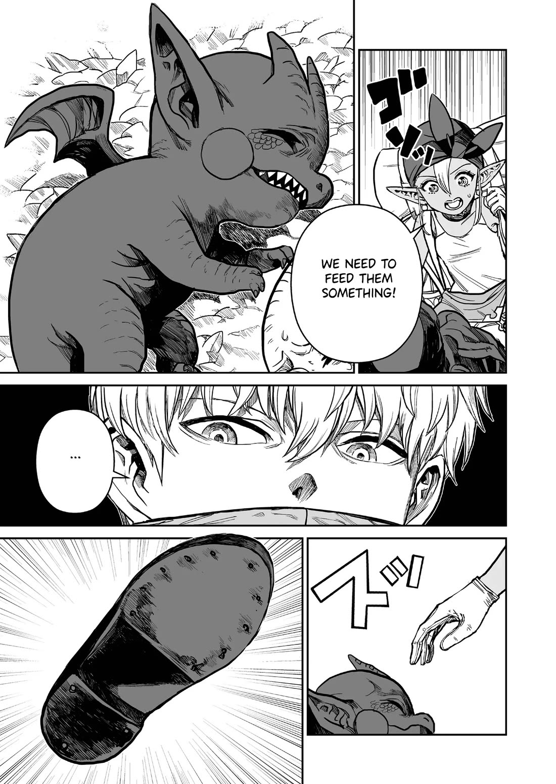 Abandoned: The Hero Who's So Strong He Breaks Every Weapon and the Elf Weaponsmith Chapter 3 page 9 - Chapter 3: Dwelling Monsters