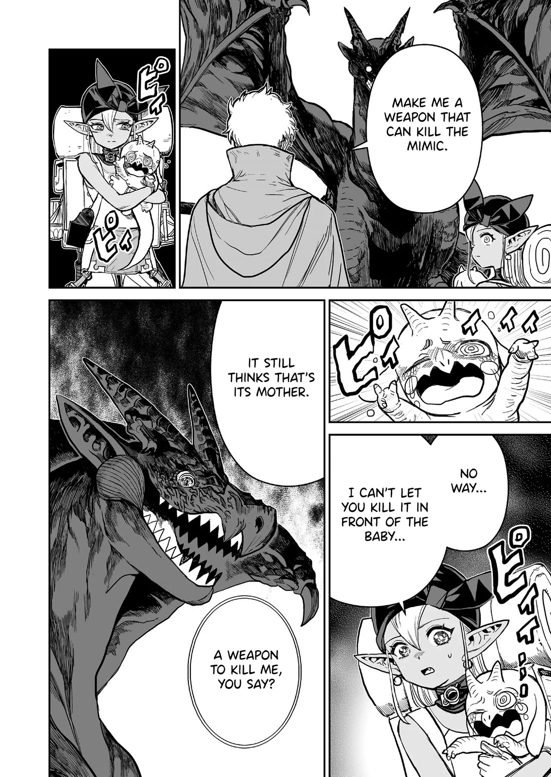 Abandoned: The Hero Who's So Strong He Breaks Every Weapon and the Elf Weaponsmith Chapter 5 page 4 - Chapter 5: A Weapon to Kill, A Weapon to Save